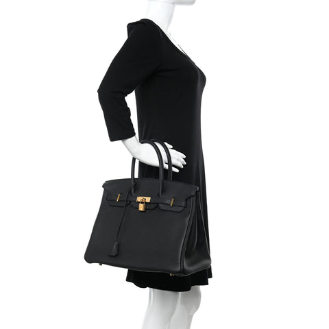 Togo Birkin 35 Black