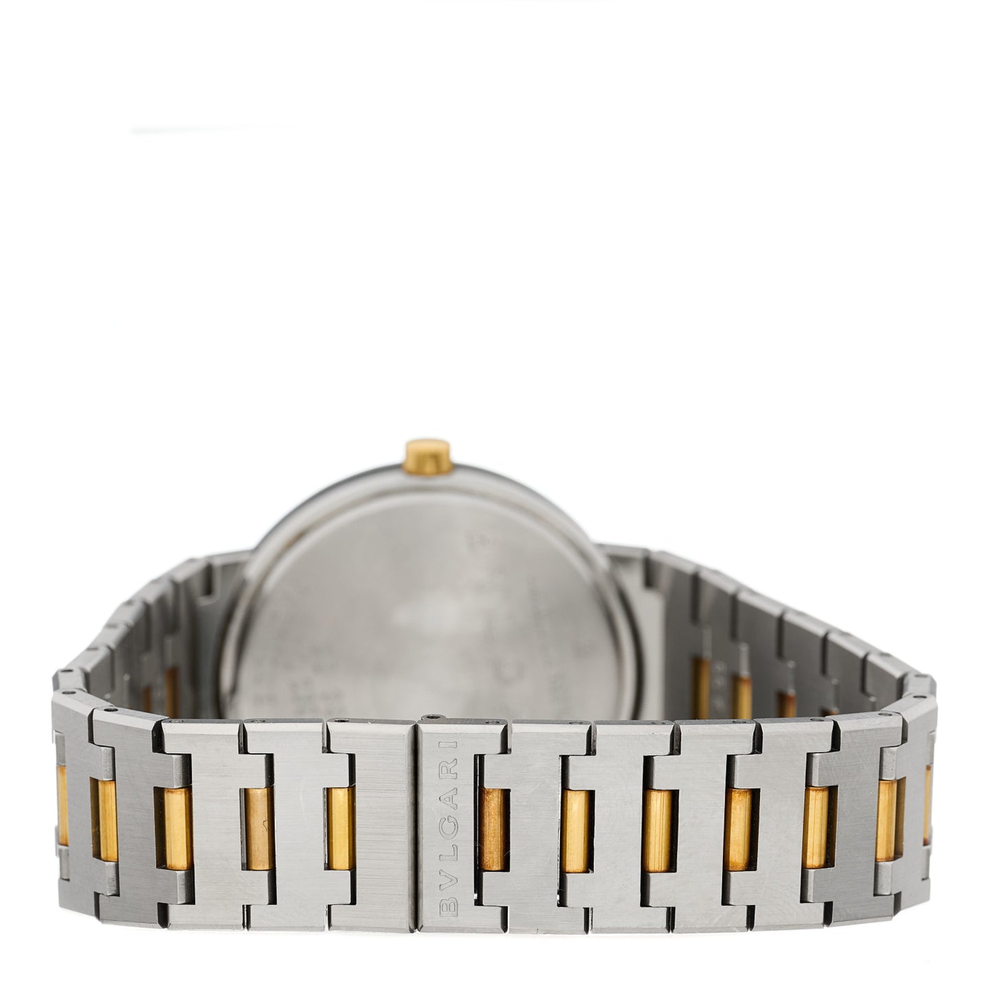 Stainless Steel 18K Yellow Gold 33mm Quartz Watch Black