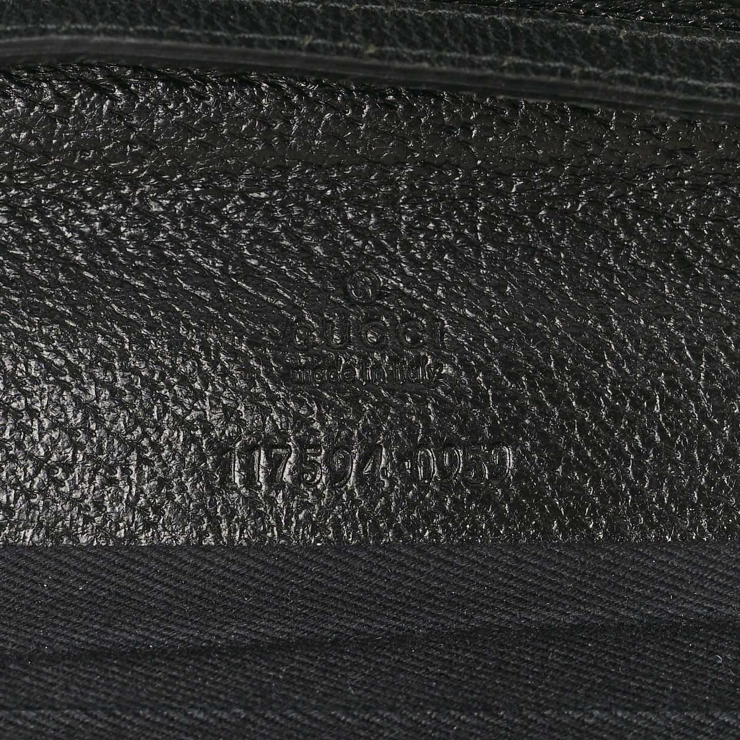 Monogram Bamboo Bar Clutch Black