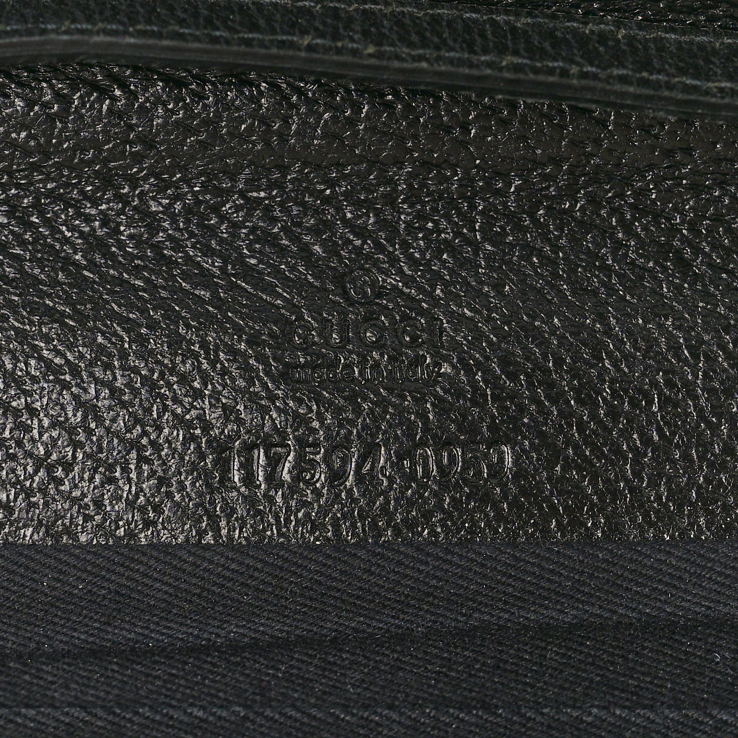 Gucci Monogram Bamboo Bar Clutch Black 5 of 7