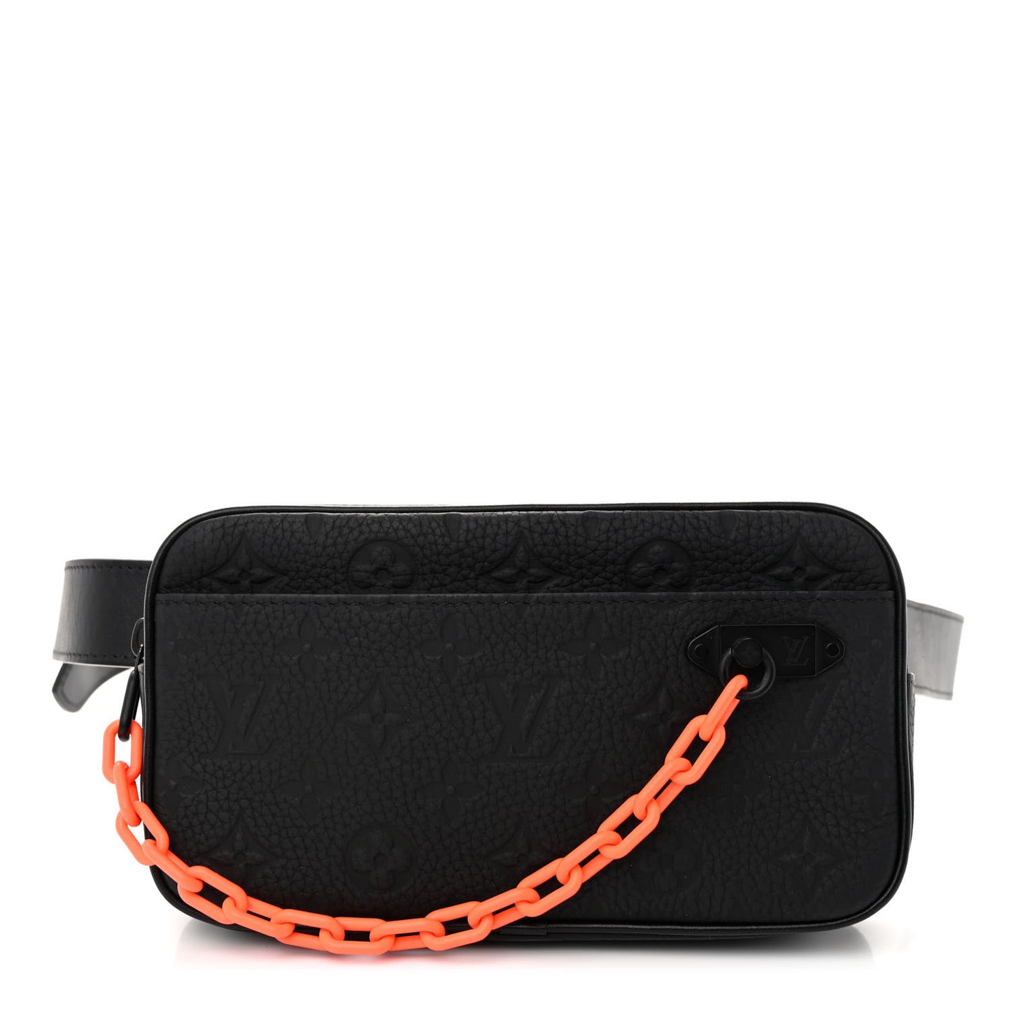 Taurillon Monogram Uniformes Solar Ray Soft Pochette Volga Belt Bag Black