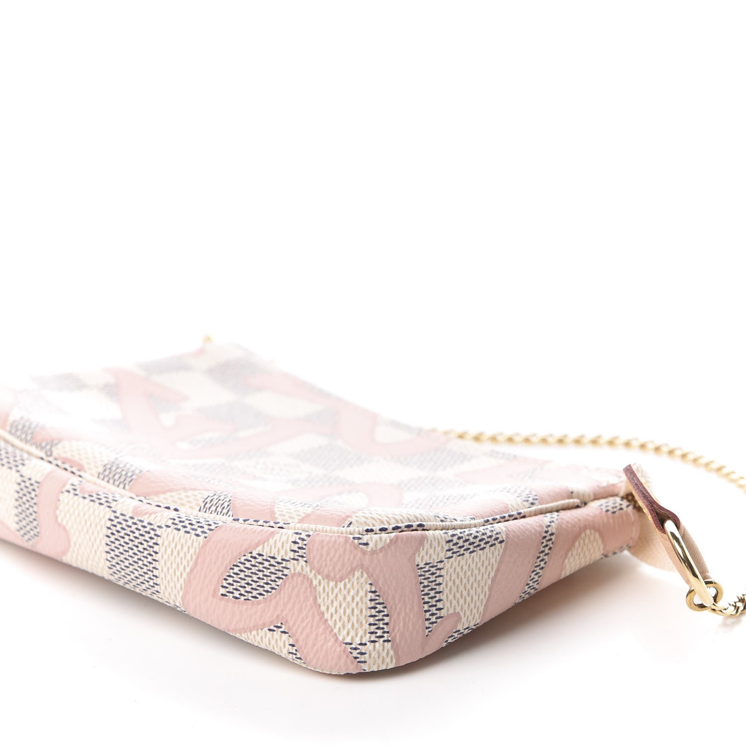 Louis Vuitton Damier Azur Tahitienne Mini Pochette Accessories 10 of 11