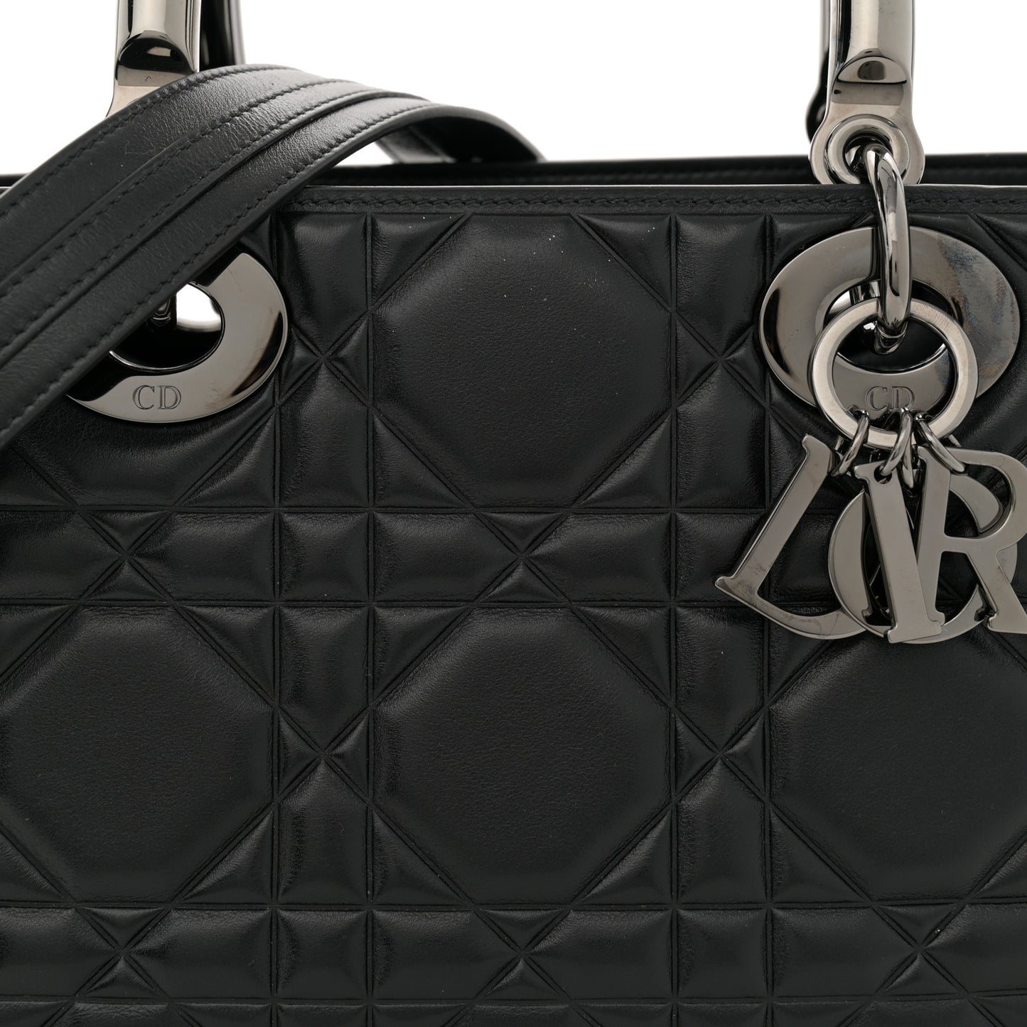 Lambskin Cannage The Lady 95.22 Black