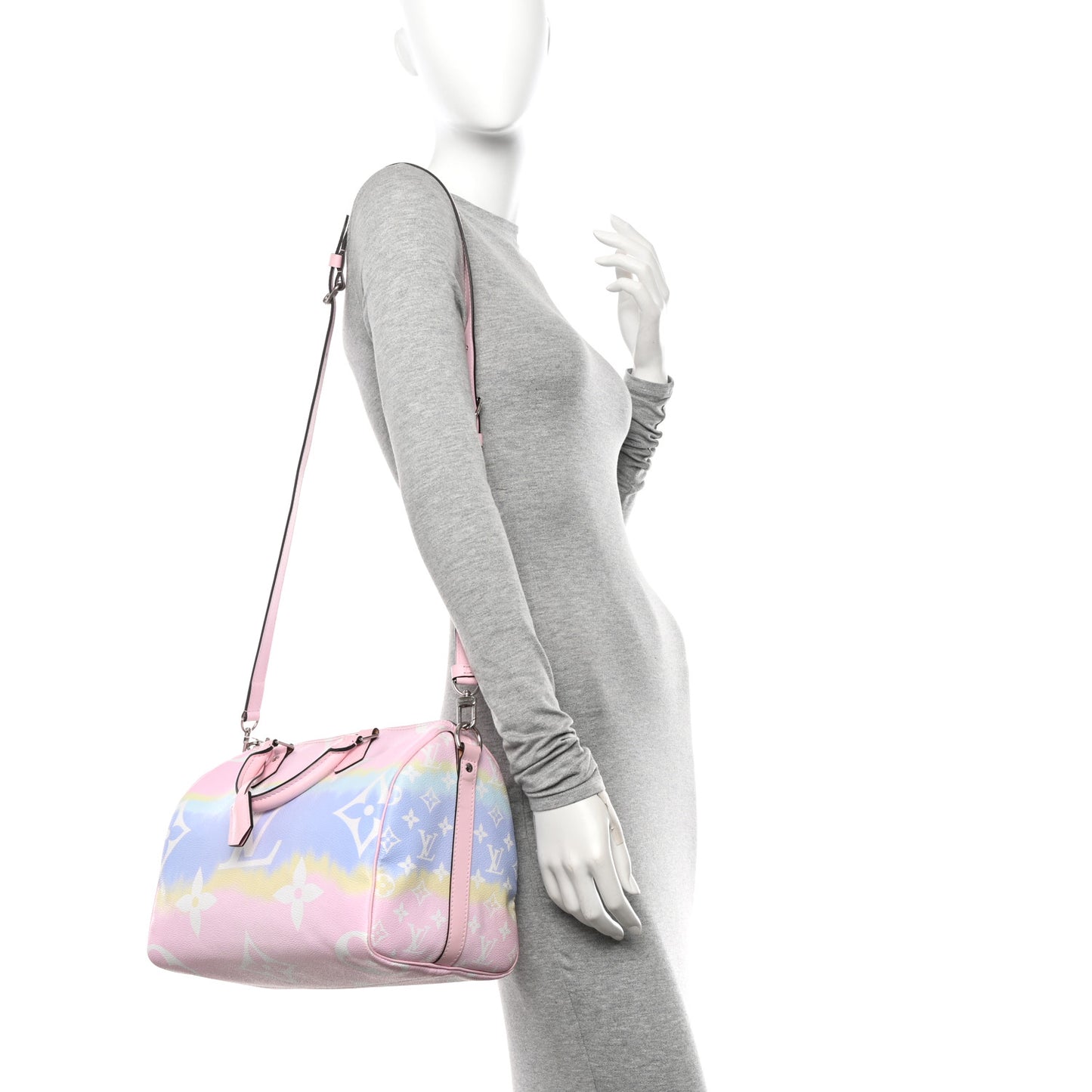 Monogram Escale Speedy Bandouliere 30 Pastel