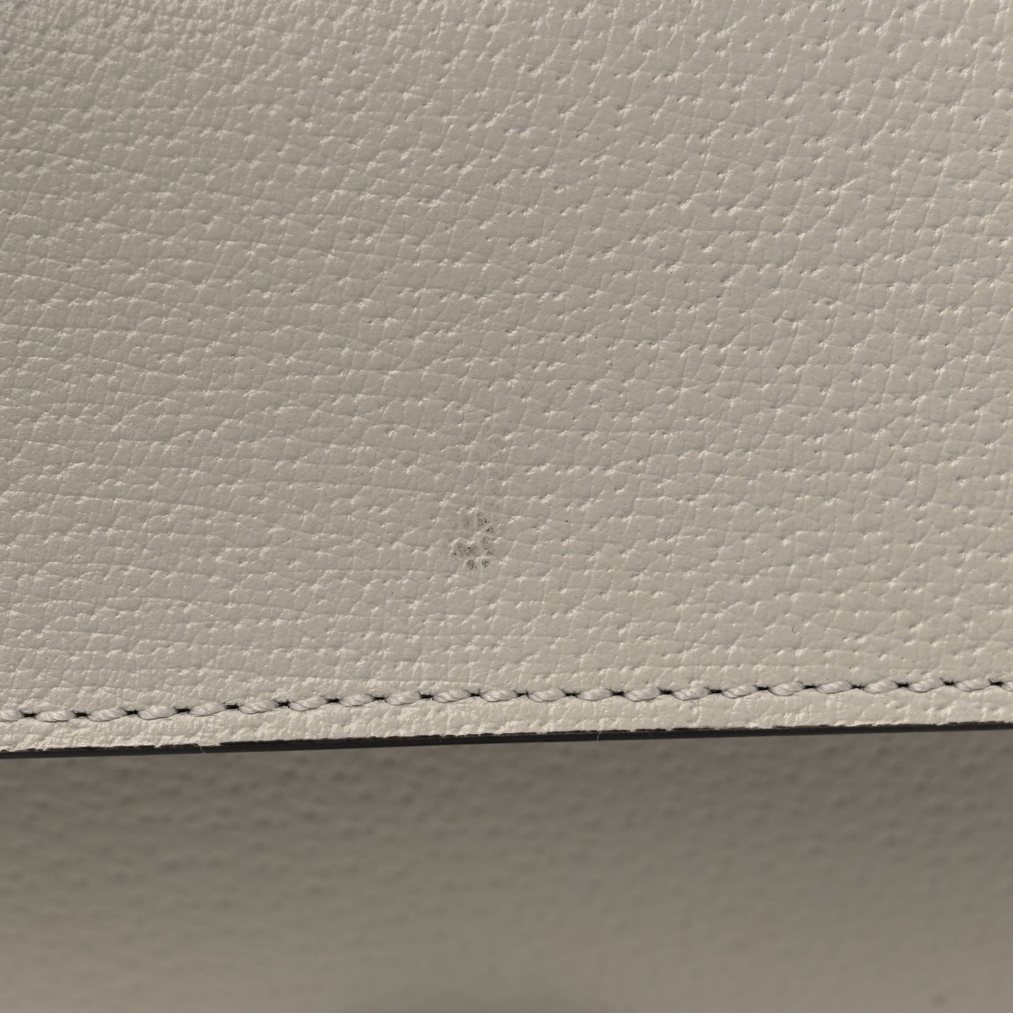 Textured Calfskin Crystal Mini Dionysus Shoulder Bag Mystic White