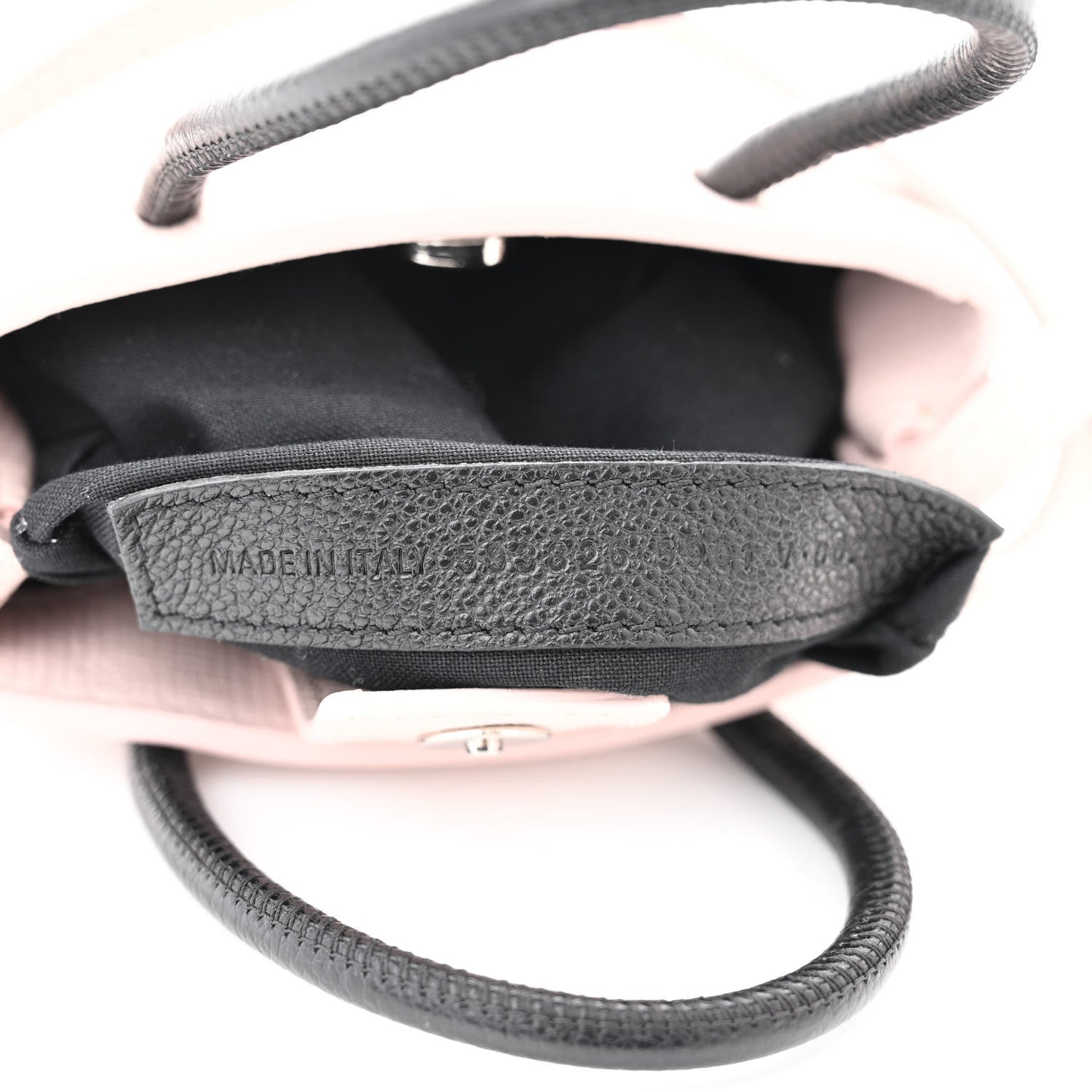 Balenciaga Squared Calfskin Logo Shopping Phone Holder Bag Light Rose 7 of 14