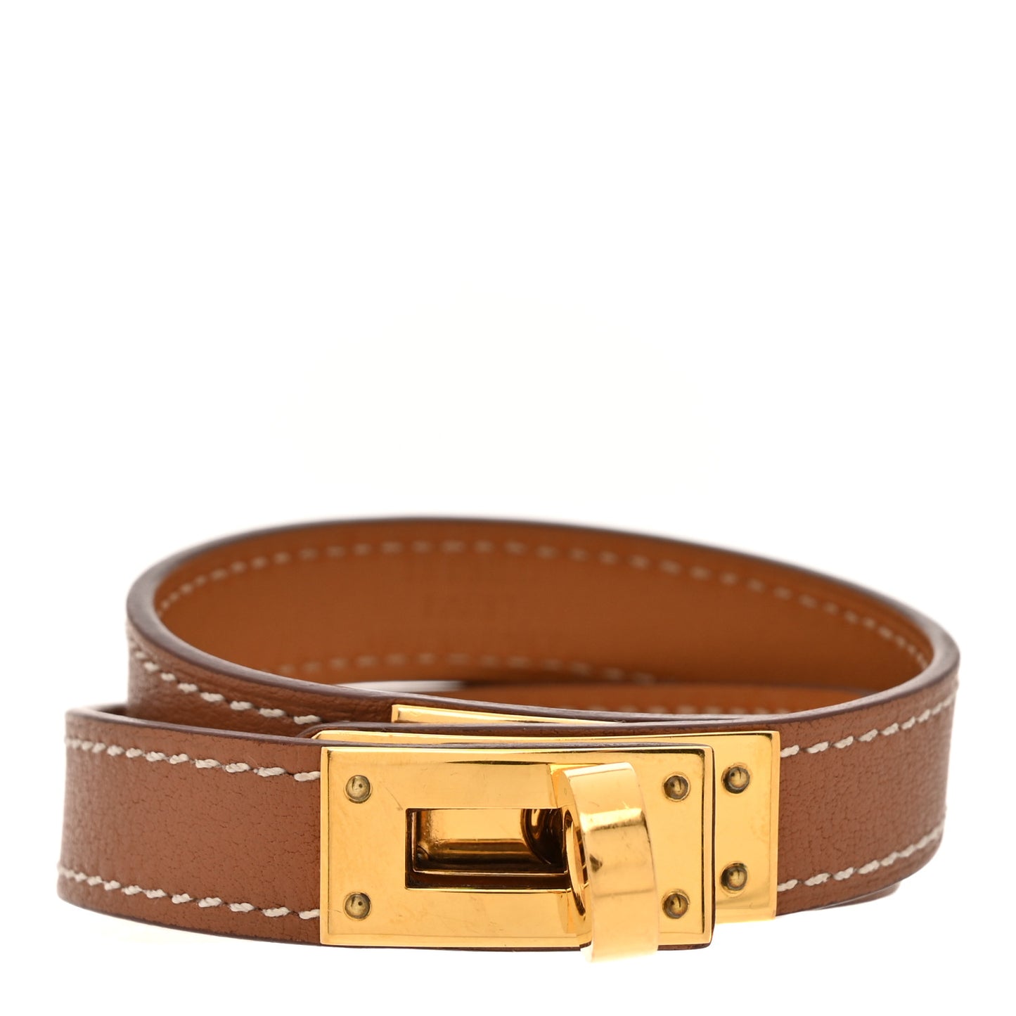 Swift Kelly Double Tour Bracelet T3 Gold