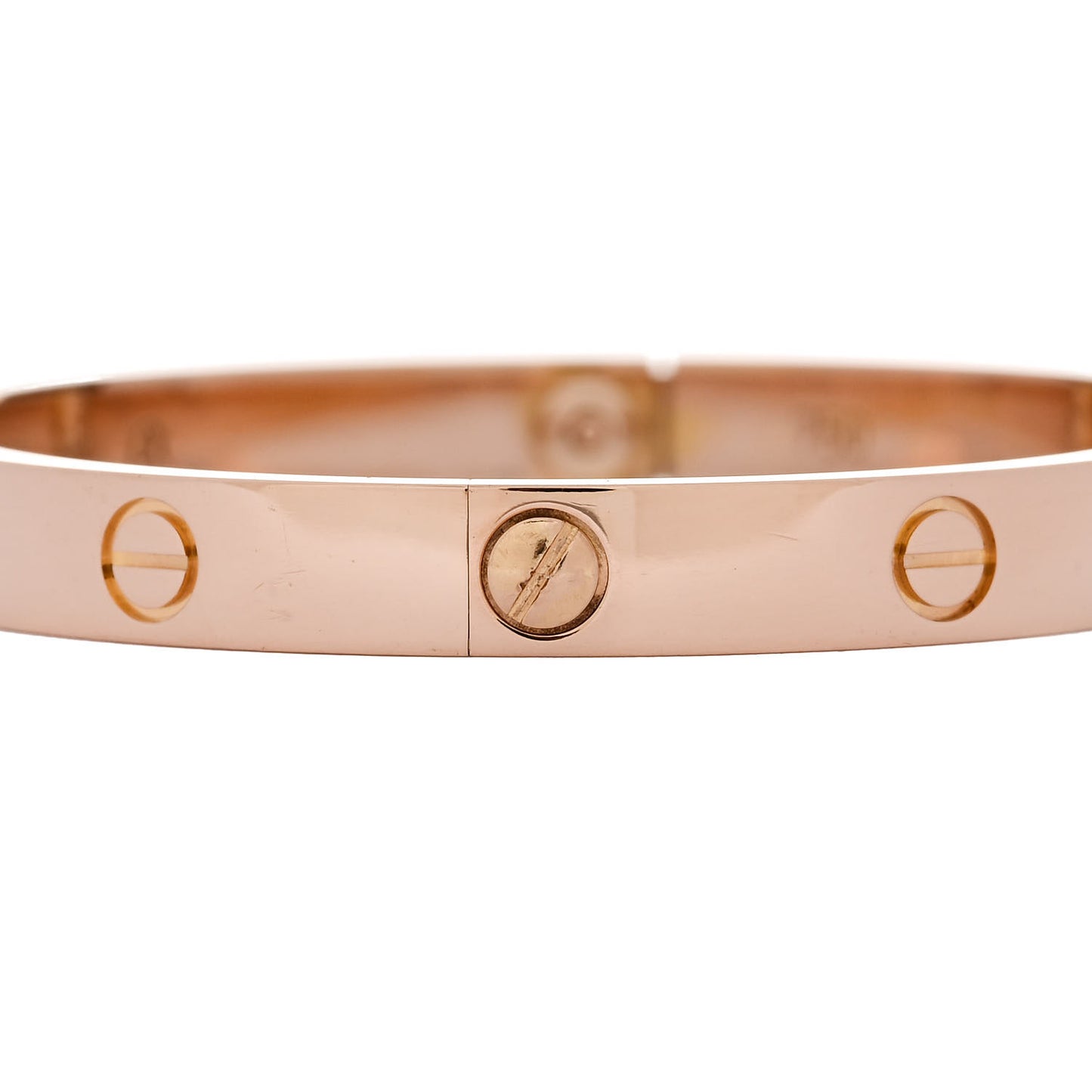 18K Pink Gold LOVE Bracelet 17