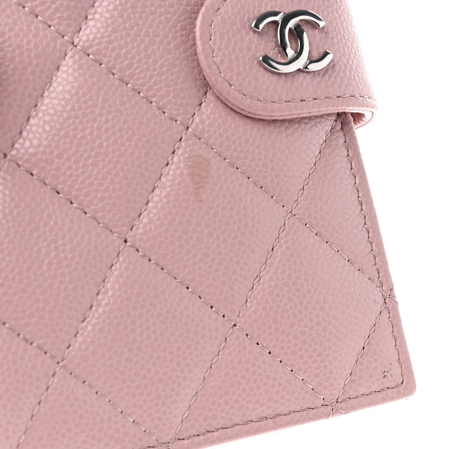 Chanel Caviar Quilted Passport Holder Light Pink 8 of 9