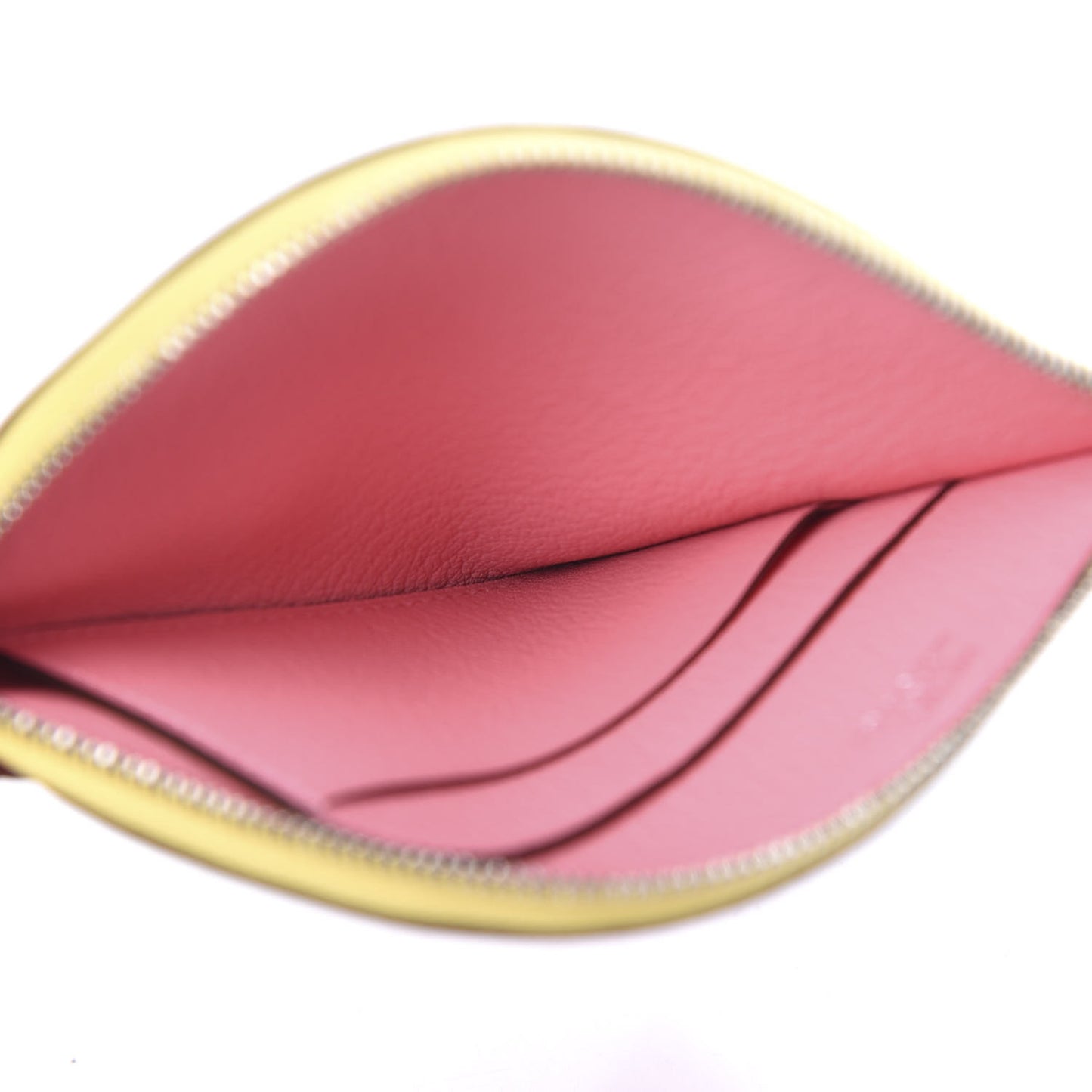 Chevre Mysore Paddock Change Purse Rose Confetti Brique