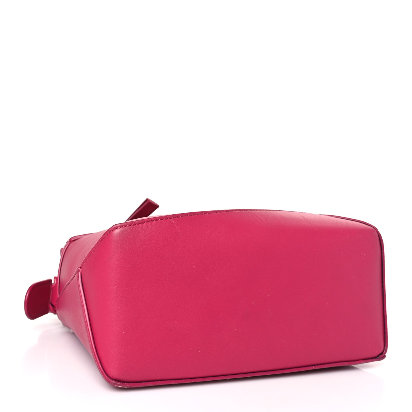 Satin Calfskin Monochrome Small Puzzle Edge Bag Ruby Red Glaze