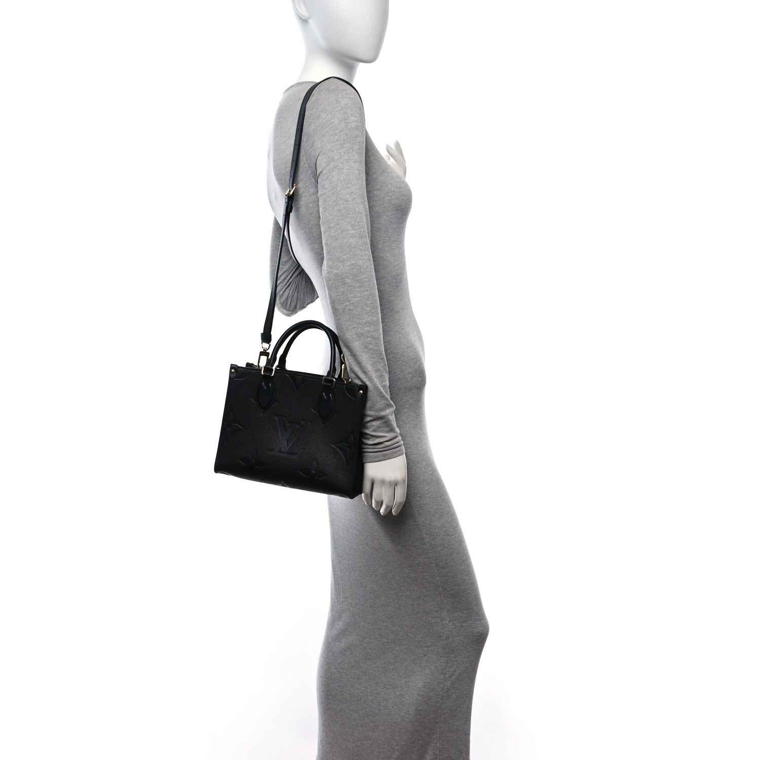 Louis Vuitton Empreinte Monogram Giant Onthego PM Black 3 of 11