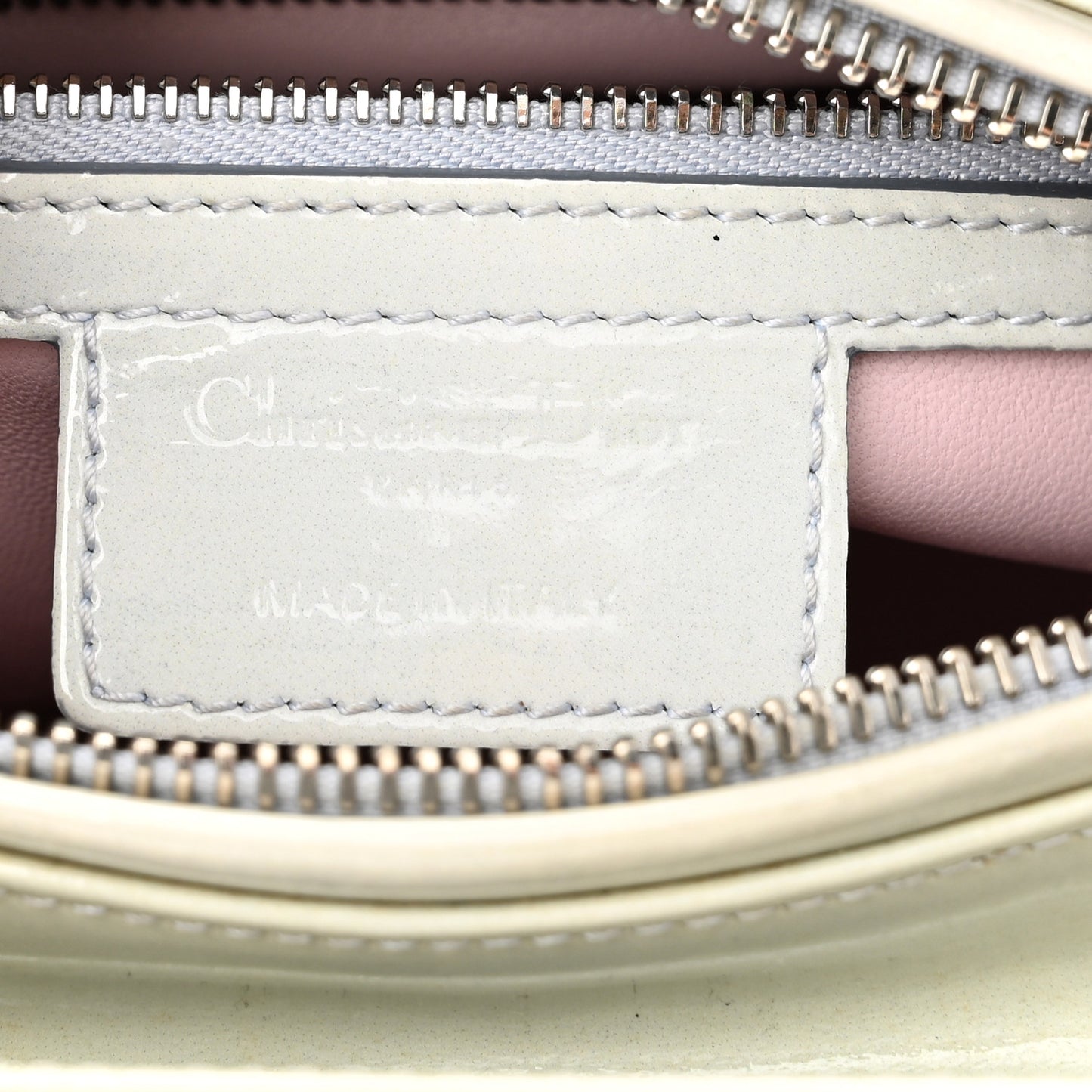 Patent Cannage Gradient Medium Lady Dior Blue Coral