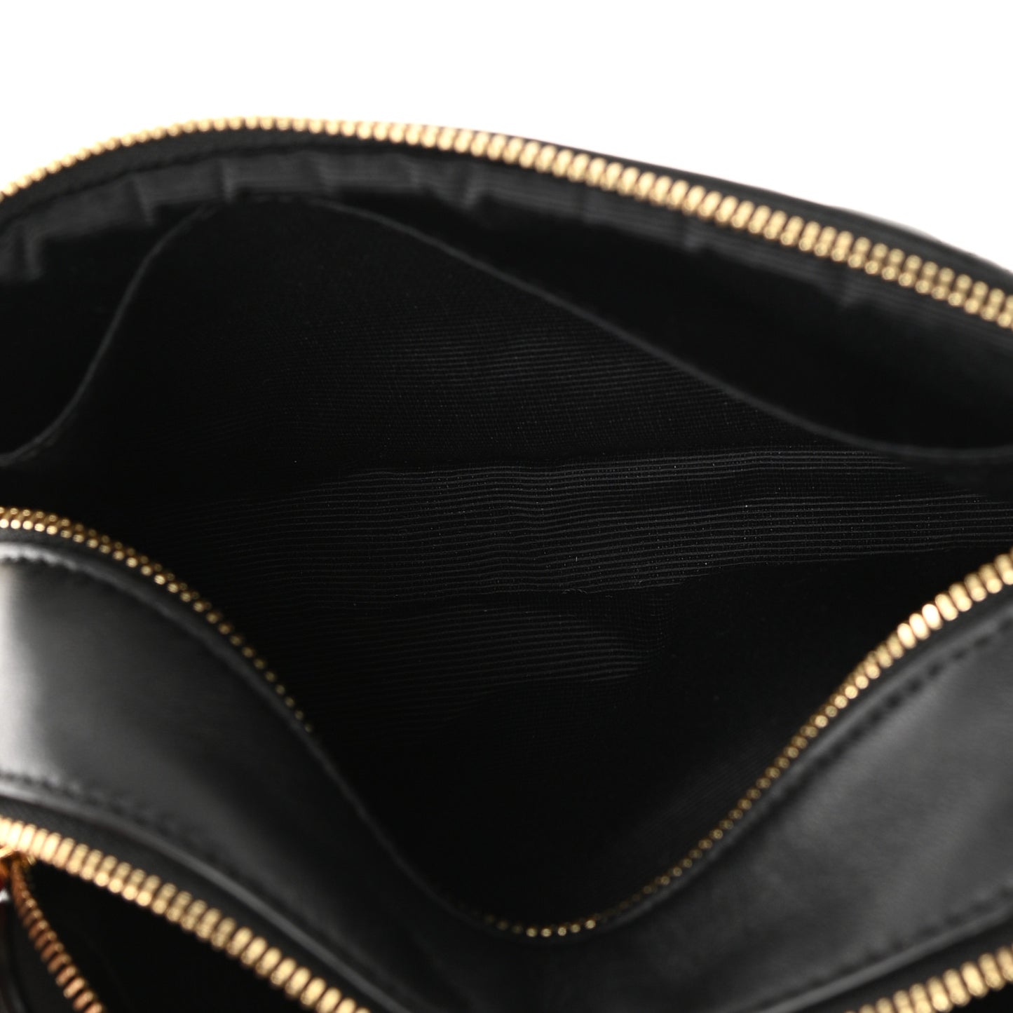 Lambskin Quilted Lola Convertible Camera Bag Black