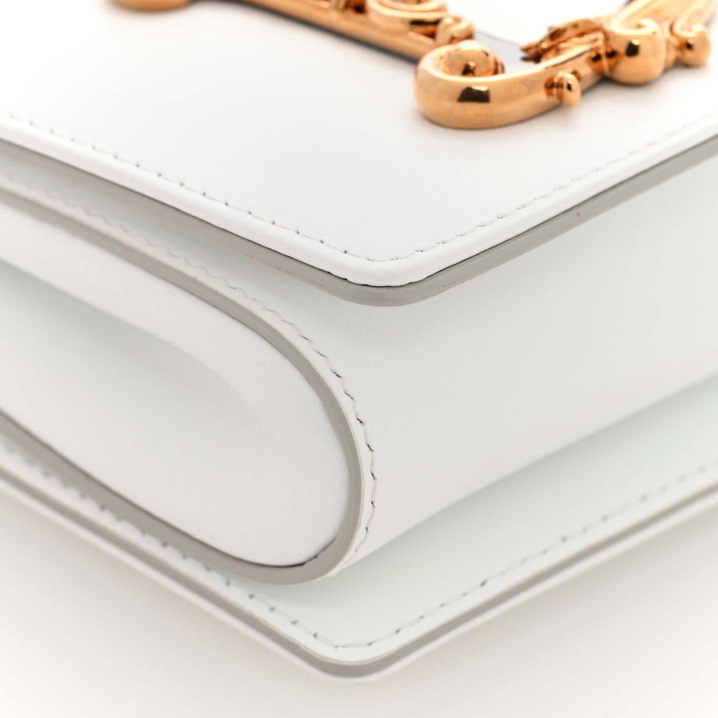 Nappa DG Girls Phone Shoulder Bag White
