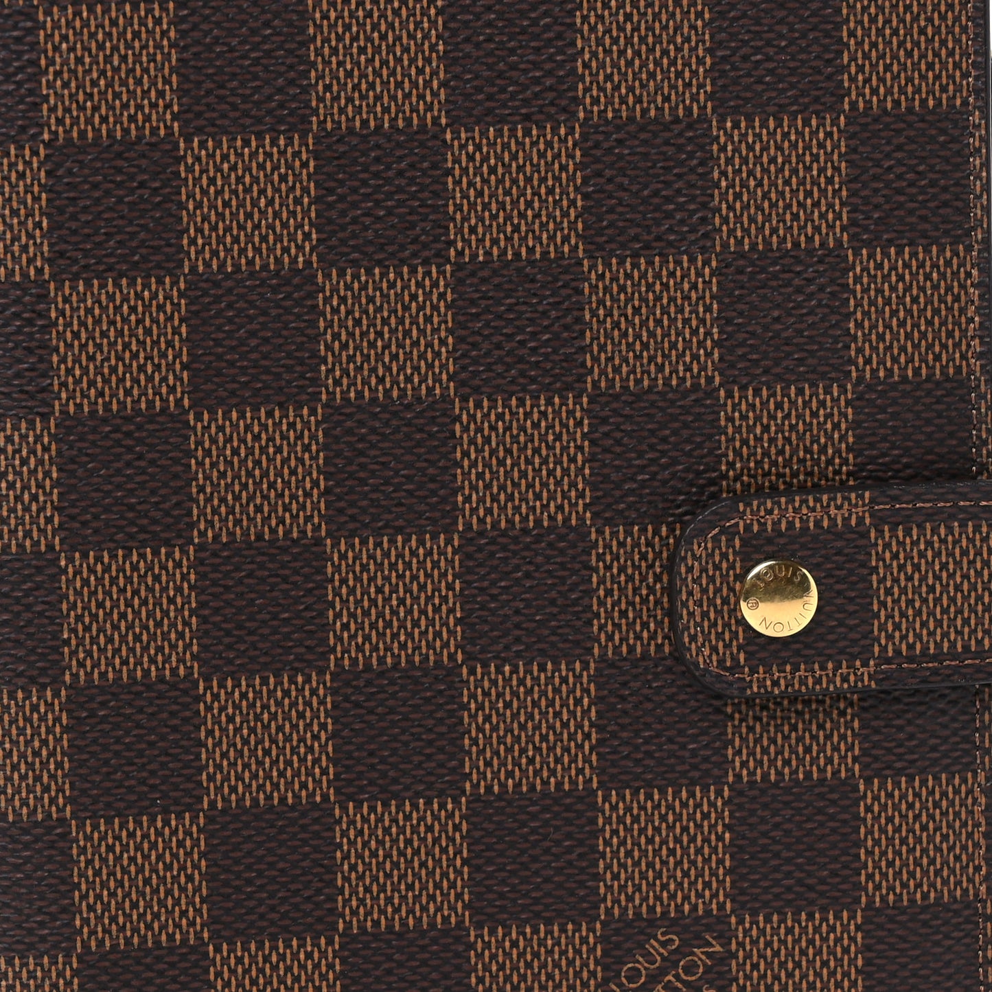 Damier Ebene Medium Ring Agenda Cover