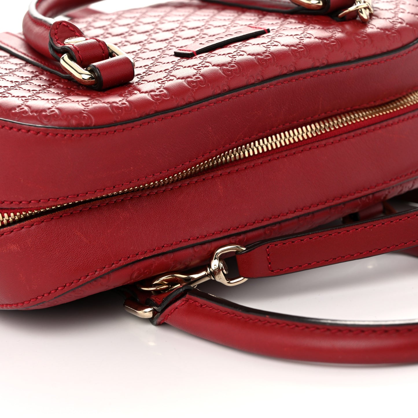 Microguccissima Small Crossbody Bag Rosso