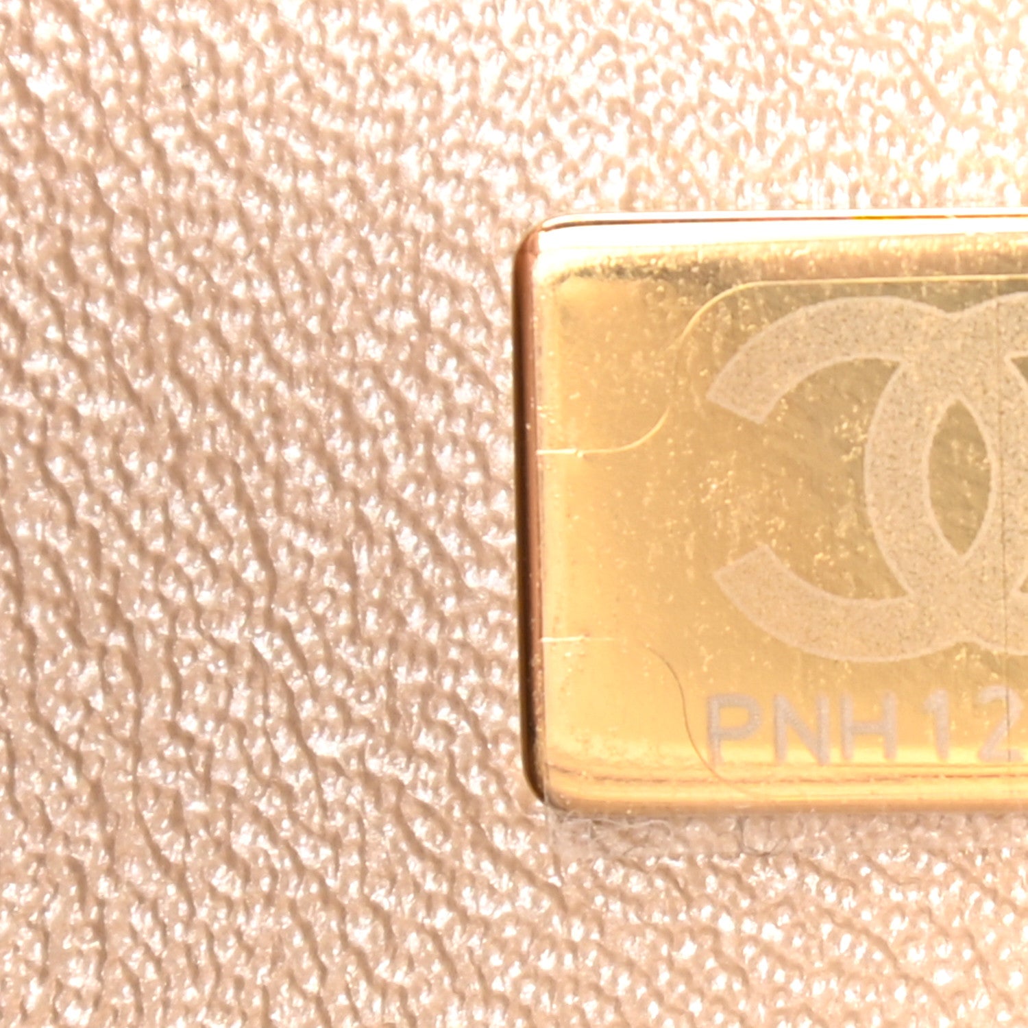 Chanel Metallic Goatskin Quilted Mini Rectangular Flap Gold 7 of 9