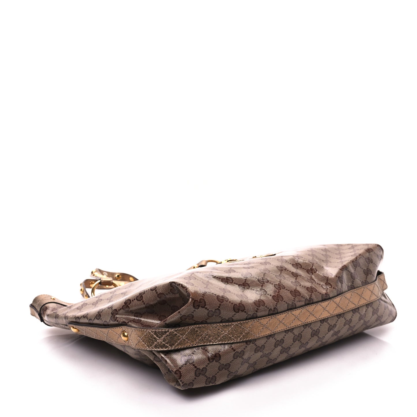 Crystal Monogram Studded Medium Irina Tote