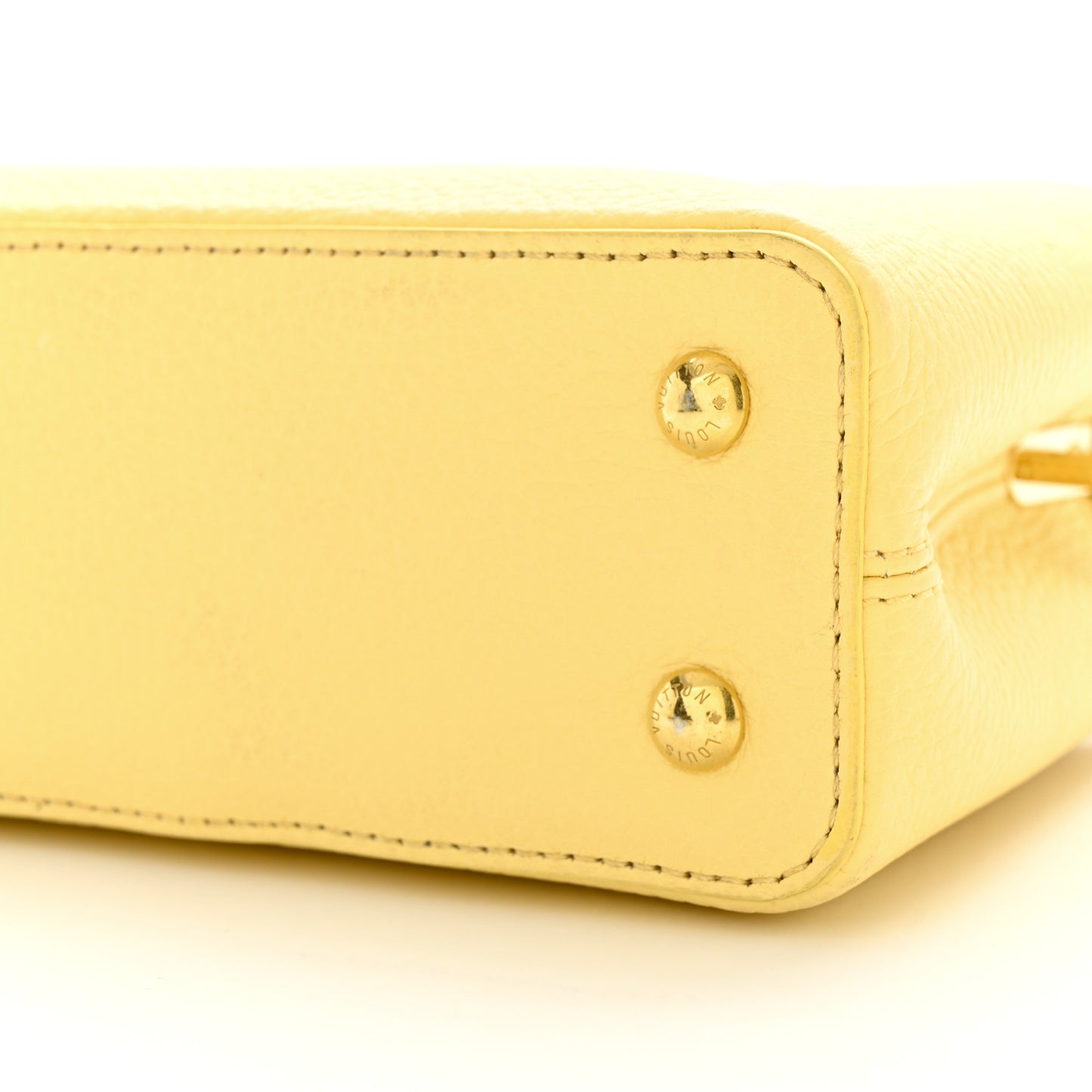 Taurillon Mini Capucines Jaune Plume
