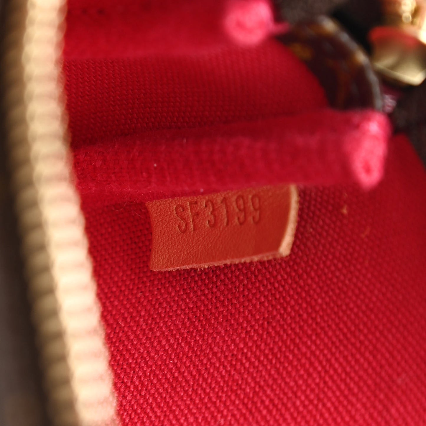 Monogram 2019 Christmas Animation Mini Courchevel Pochette Accessories Fuchsia