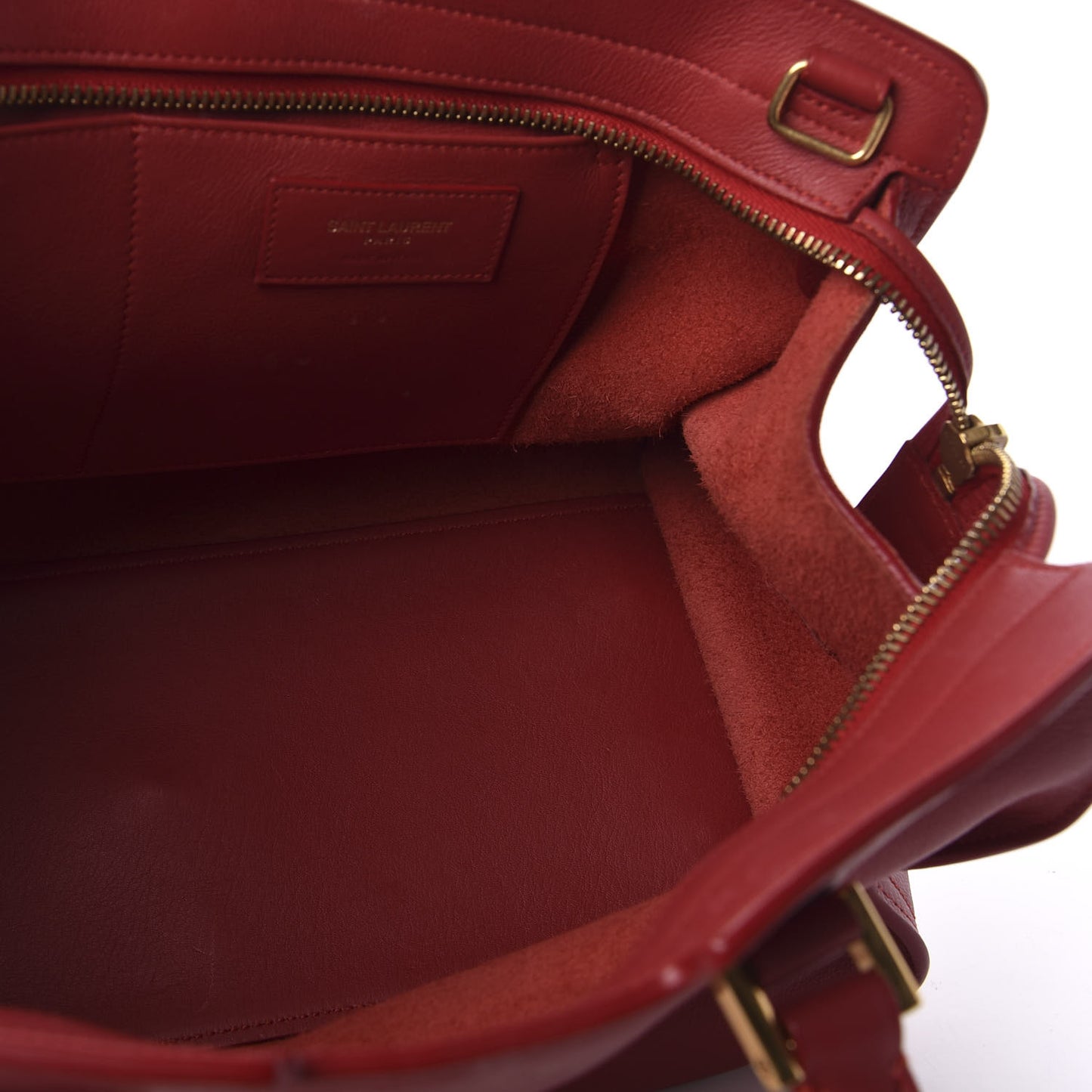 Smooth Calfskin Small Monogram Cabas New Red