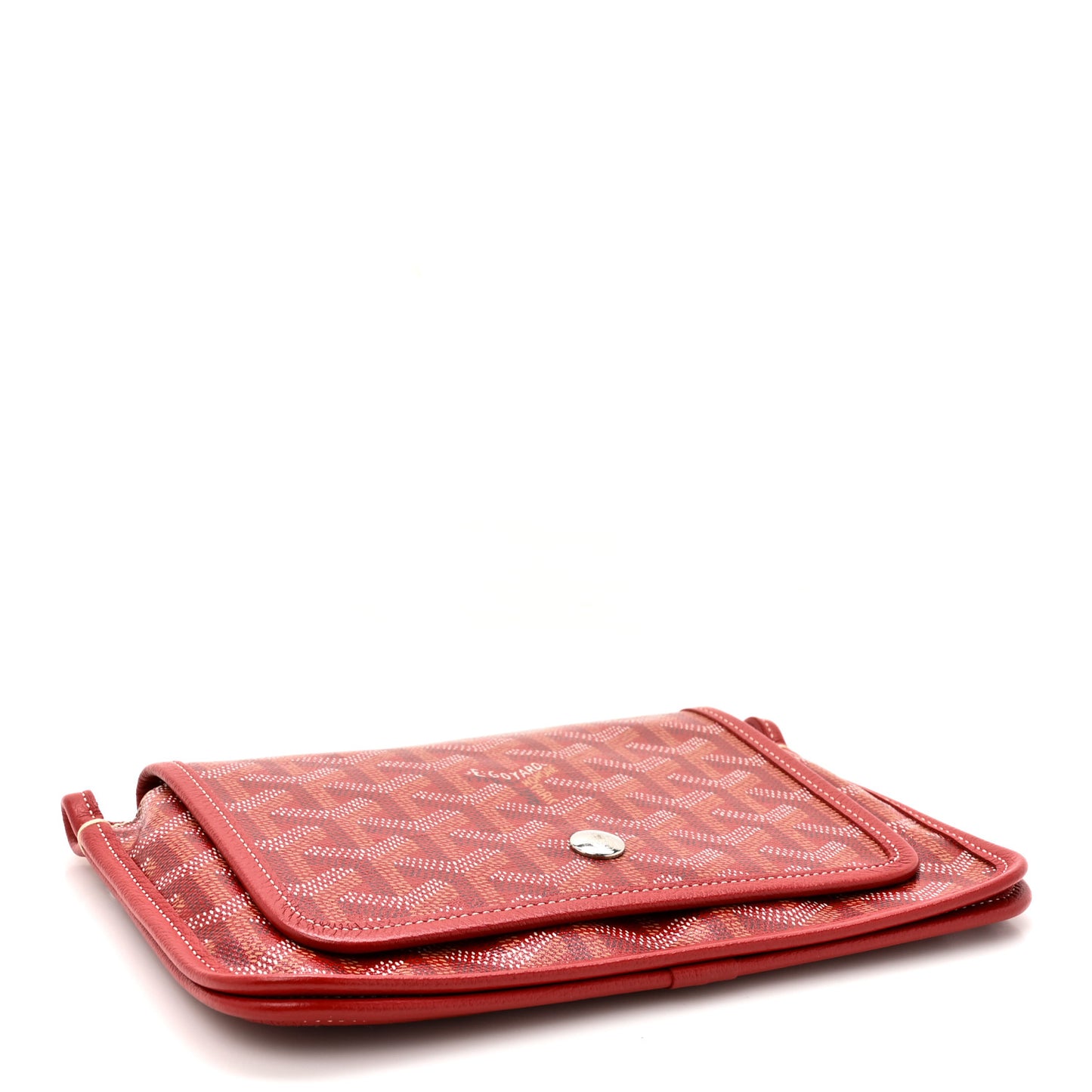 Goyardine Plumet Wallet Clutch Red