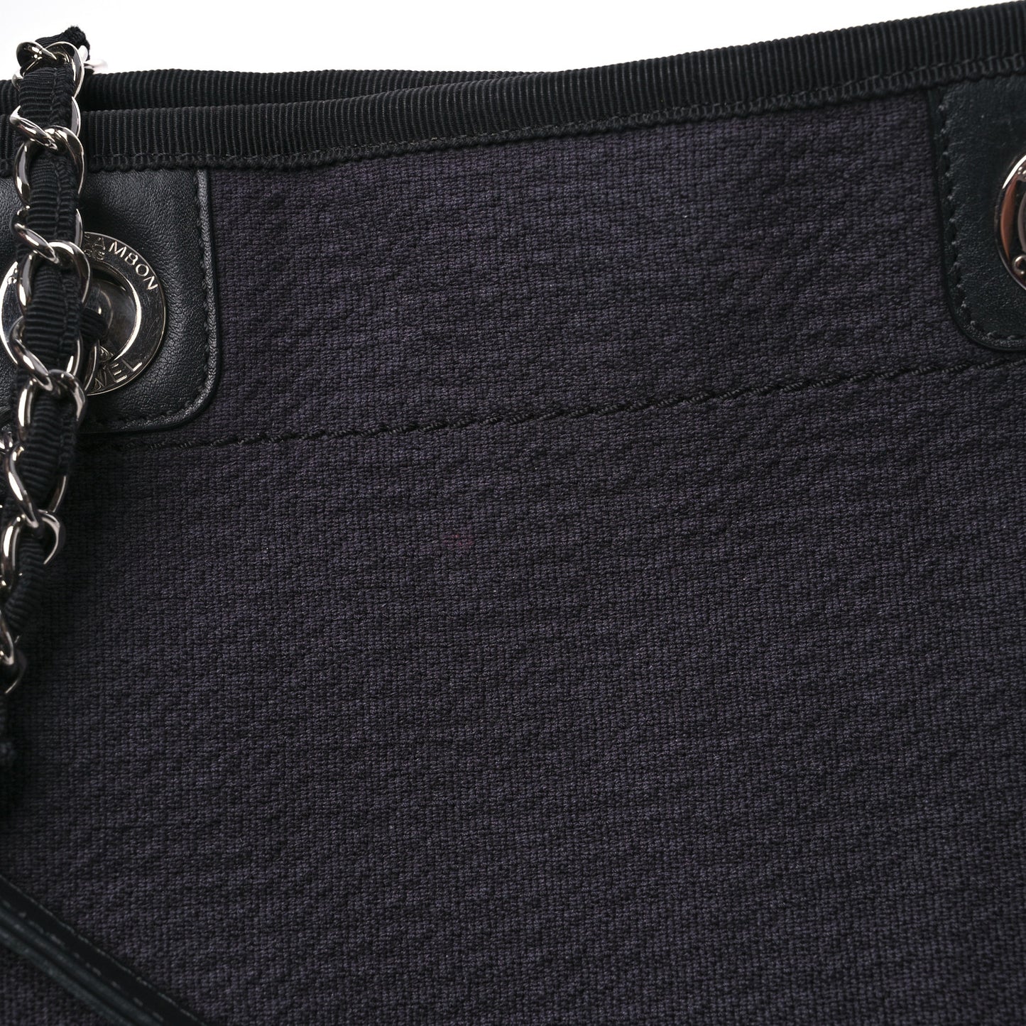 Mixed Fibers Small Deauville Tote Black