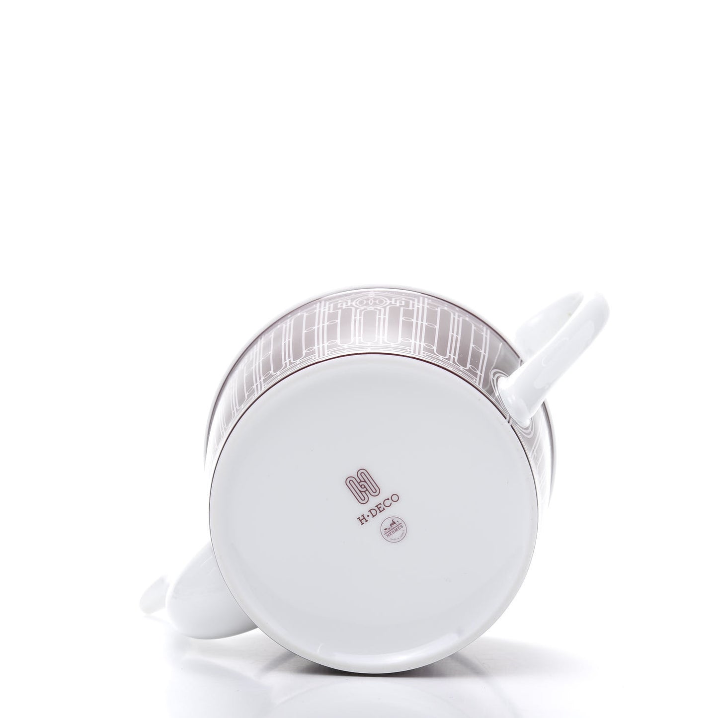 Porcelain H Deco Tea Set Rouge