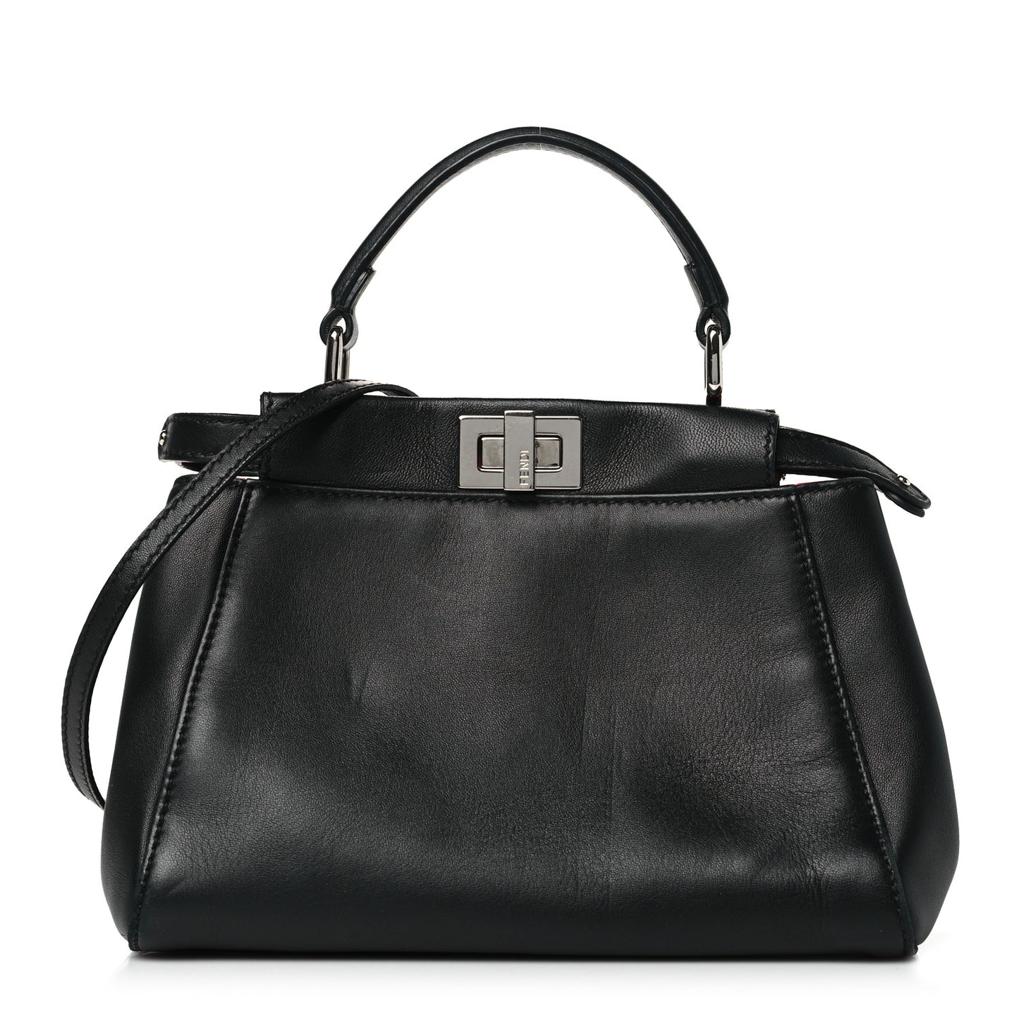 Nappa Karung Monster Eyes Mini Peekaboo Iconic Satchel Black Papavero