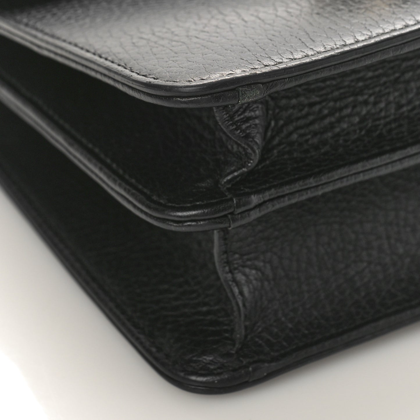 Dollar Calfskin Small Interlocking G Shoulder Bag Black