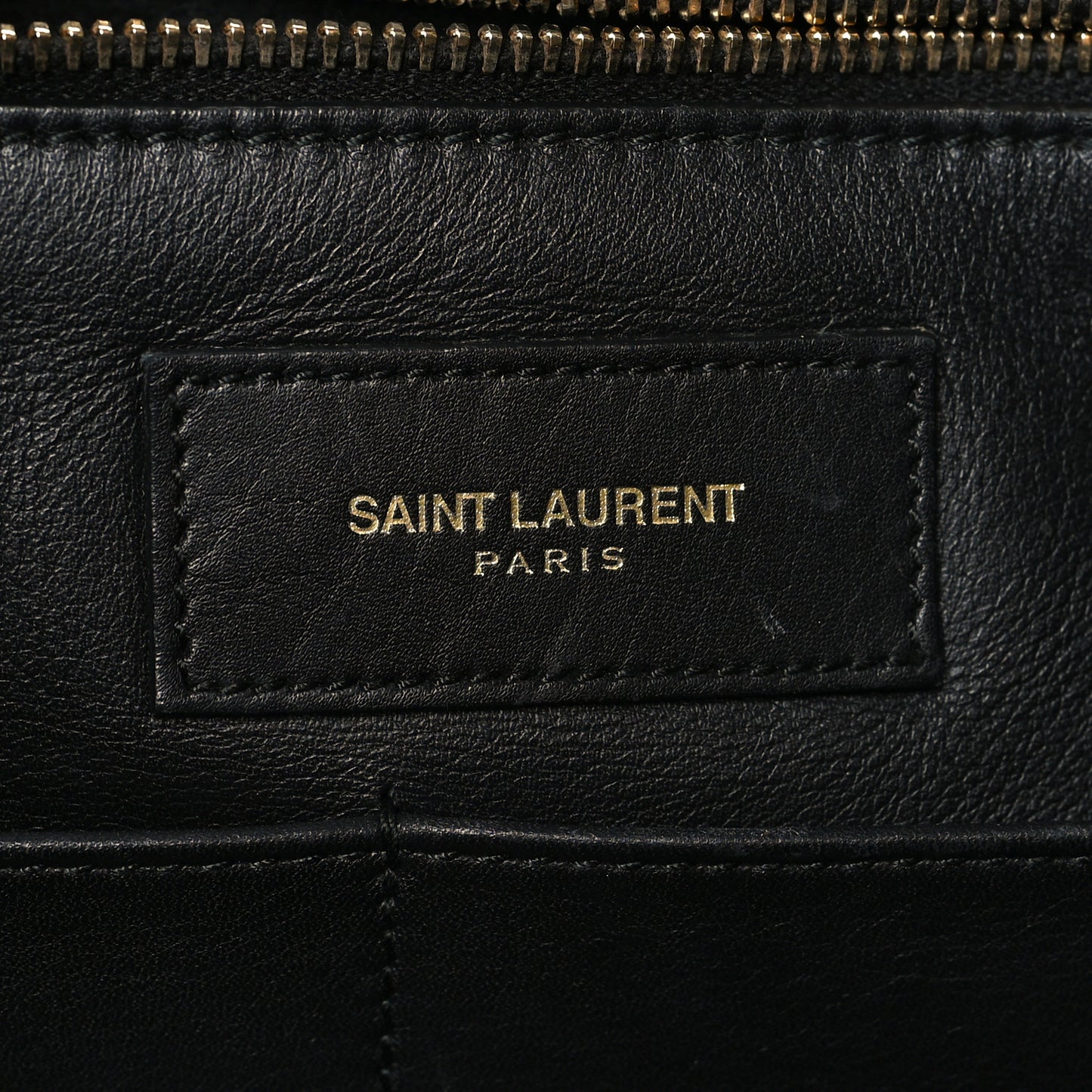 Calfskin Medium Classic Y Cabas Black