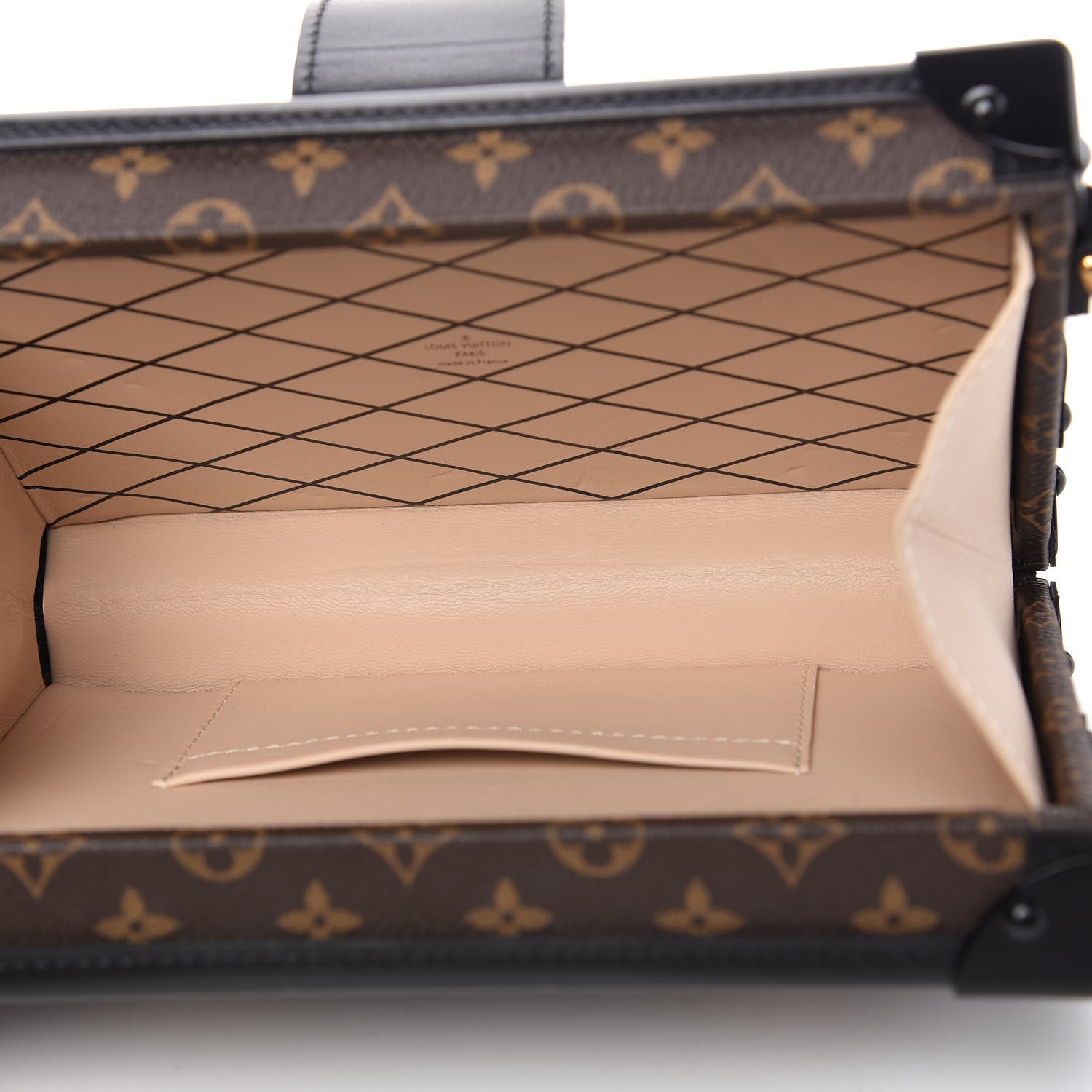 Louis Vuitton Monogram Petite Malle Black 5 of 10