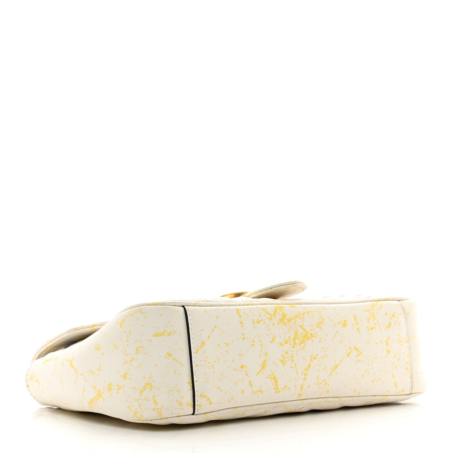 X DISNEY Calfskin Matelasse Mickey Minnie Mouse Small GG Marmont Shoulder Bag Multicolor