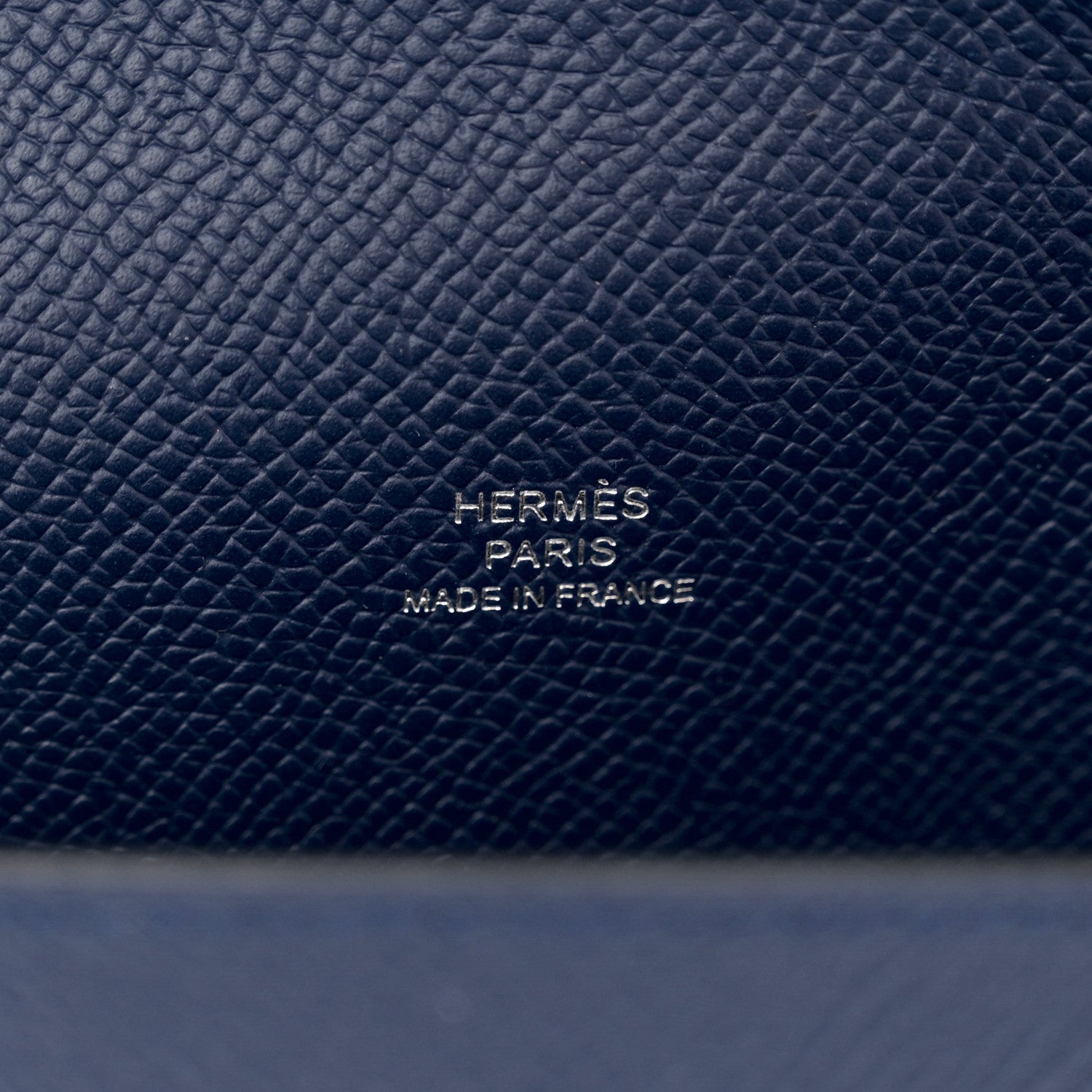 Hermes Epsom Hermesnap Wallet Bleu Navy 6 of 11