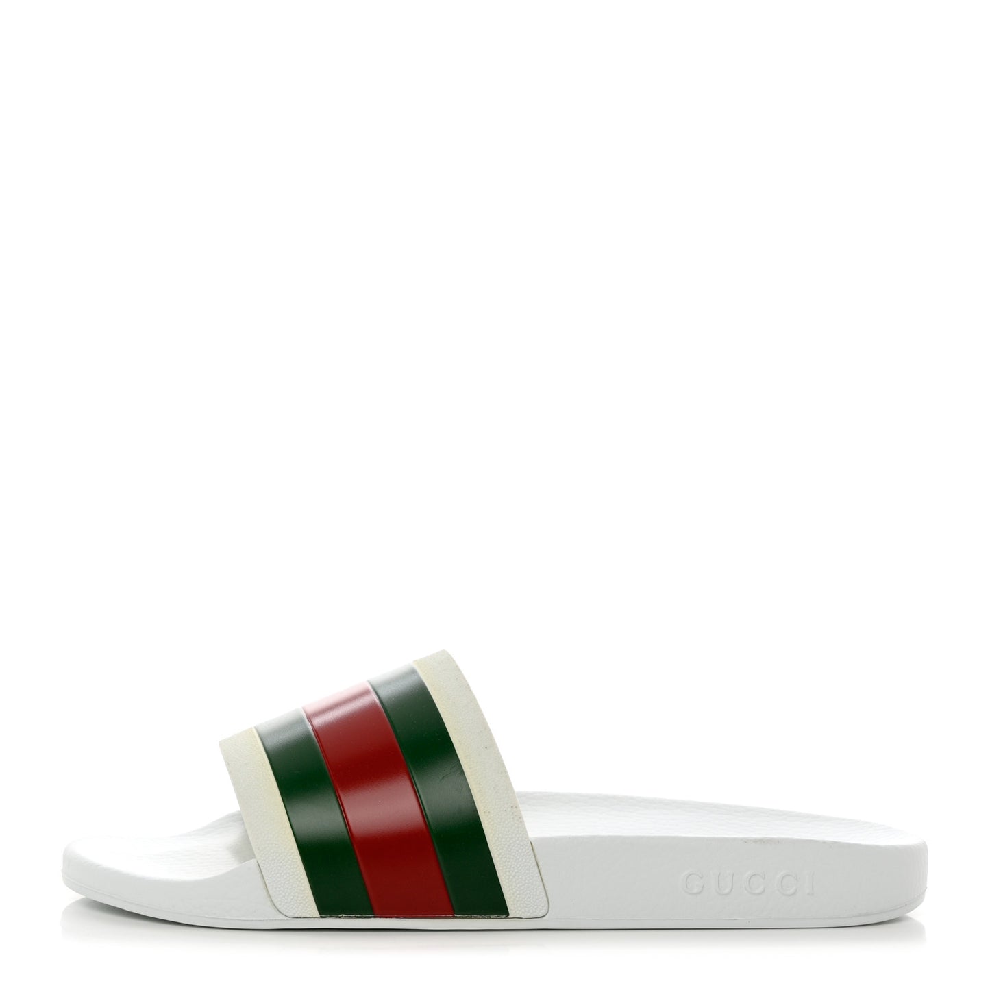 Rubber Mens Pursuit Slide Sandals 11 Great White Green Red