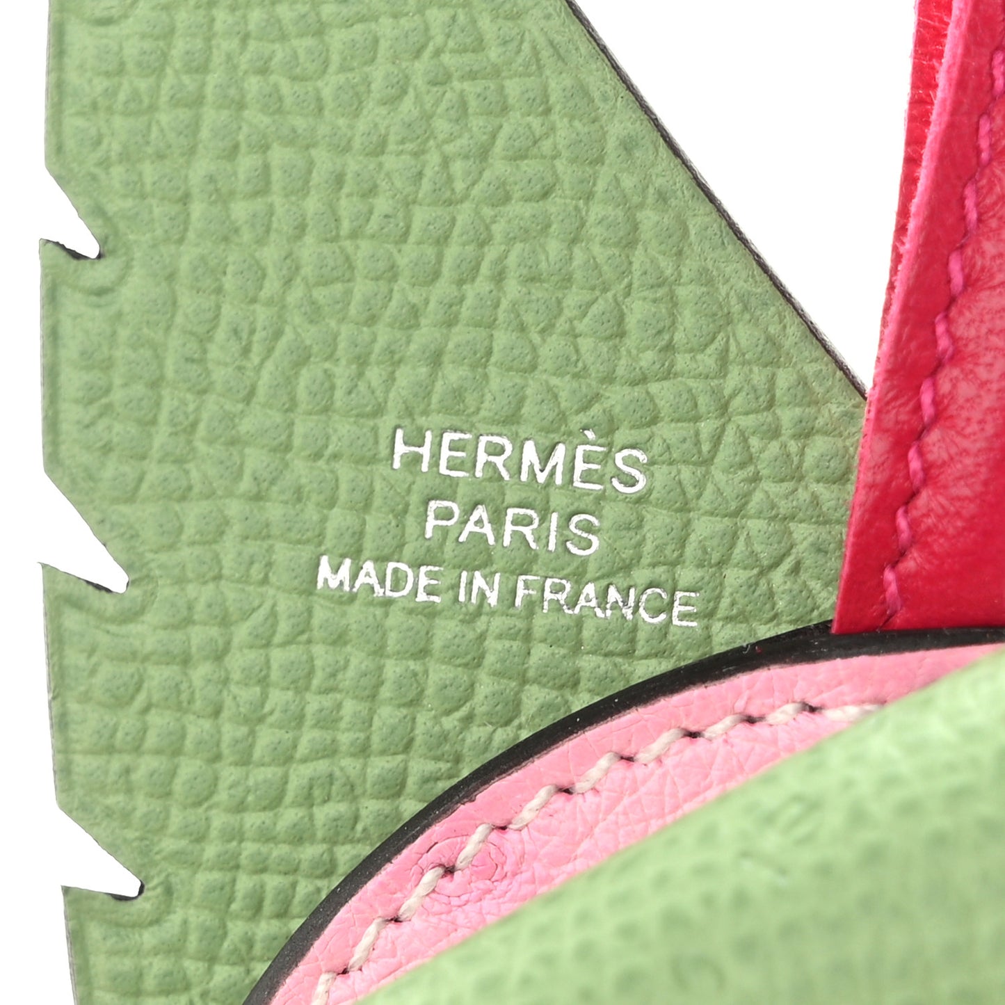 Ostrich Epsom Swift Birdy Bag Charm Vert Criquet Bubblegum Nata Menthe Bleu France Framboise