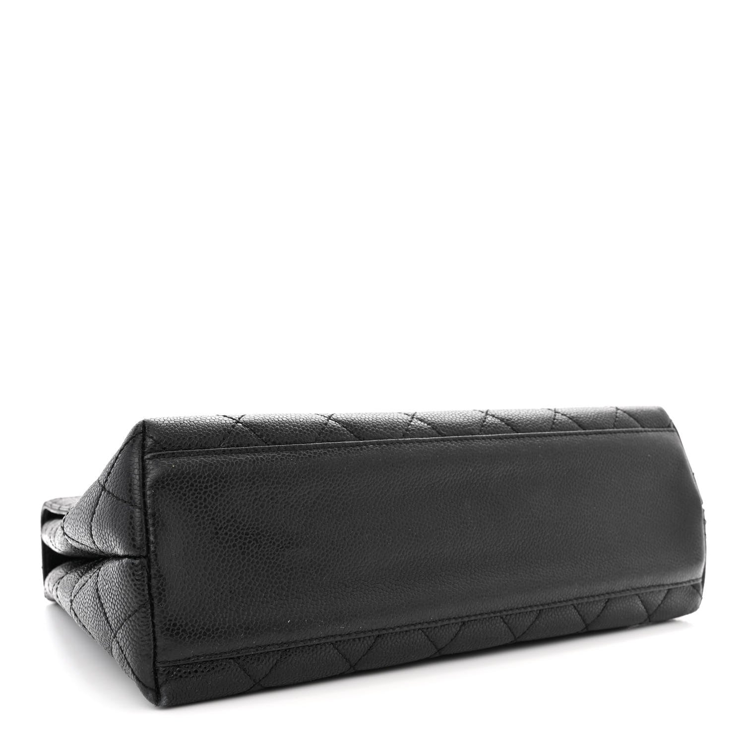 Chanel Caviar Quilted Jumbo Kelly Flap Black 4 of 13