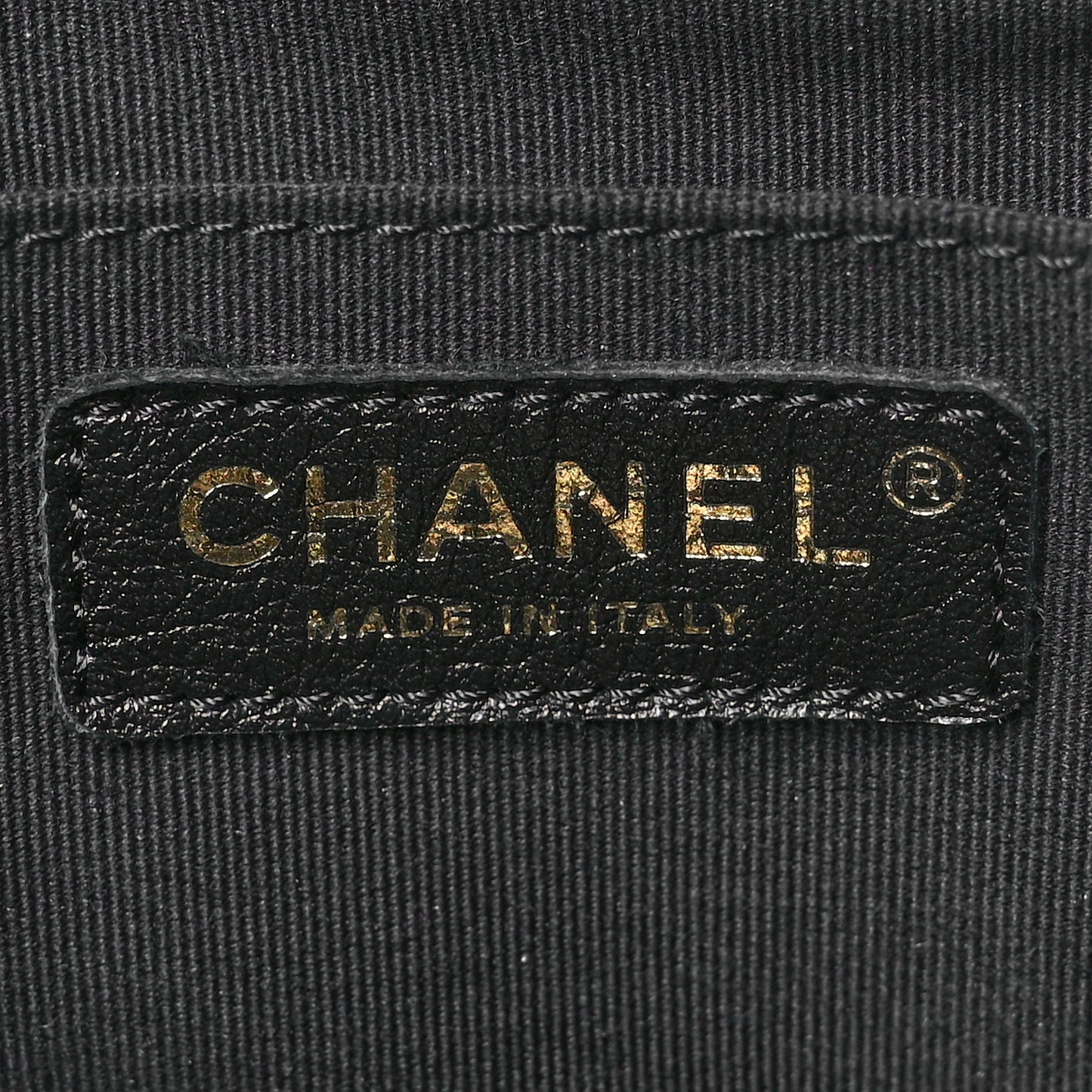 Calfskin Quilted Large Duma Pockets Drawstring Backpack Black