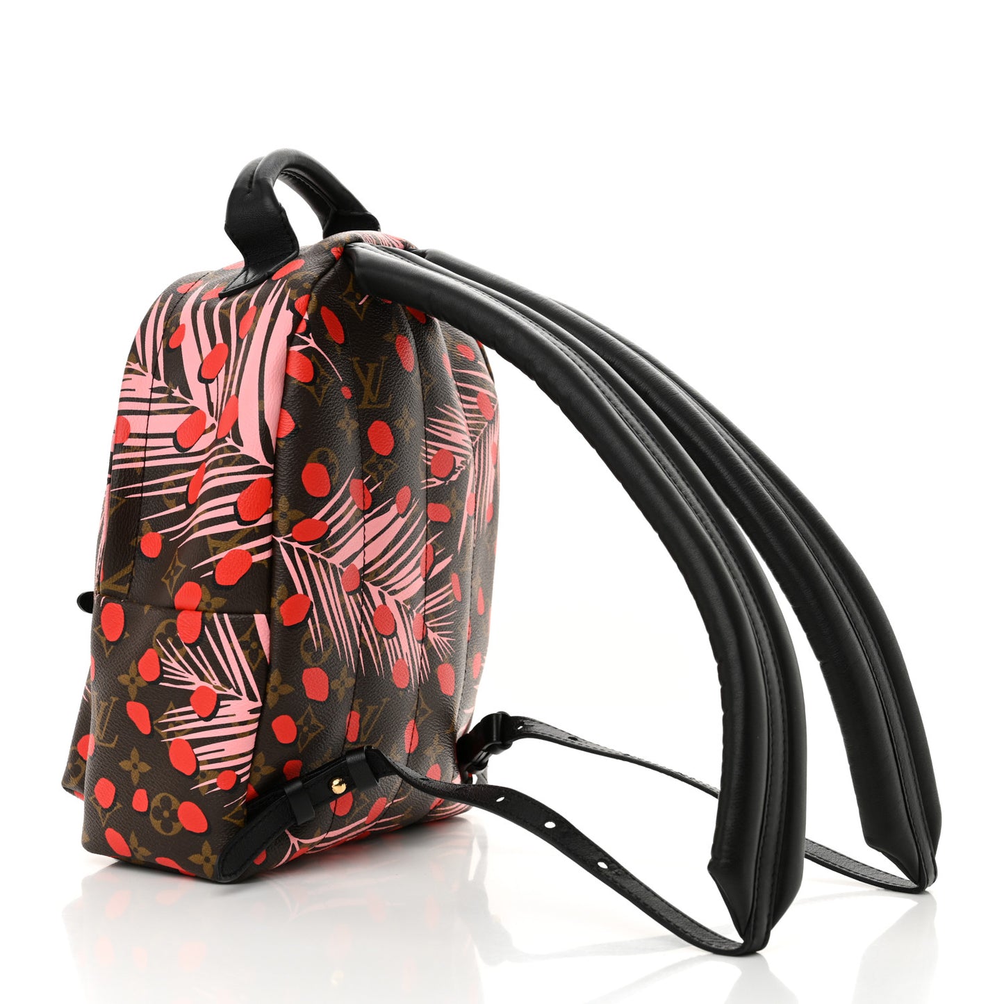 Monogram Jungle Dots Palm Springs Backpack PM Sugar Pink Poppy