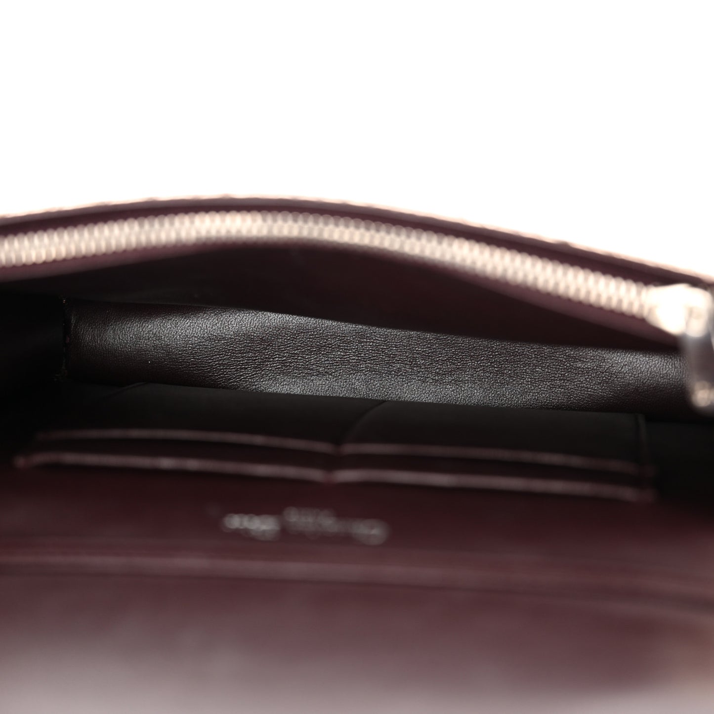 Snakeskin Diorama Wallet on Chain Pouch Rose Gold