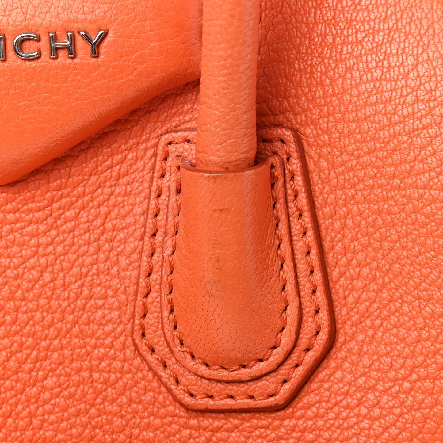 Sugar Goatskin Mini Antigona Orange