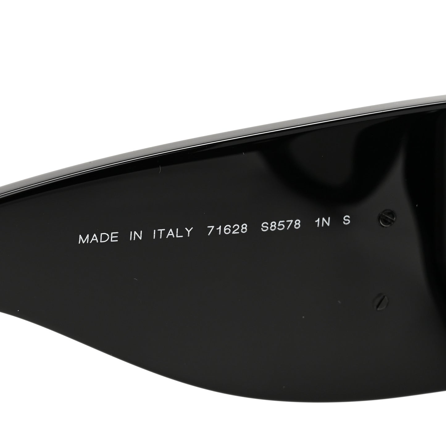 Acetate CC Logo Square Sunglasses 71628 Black Multicolor