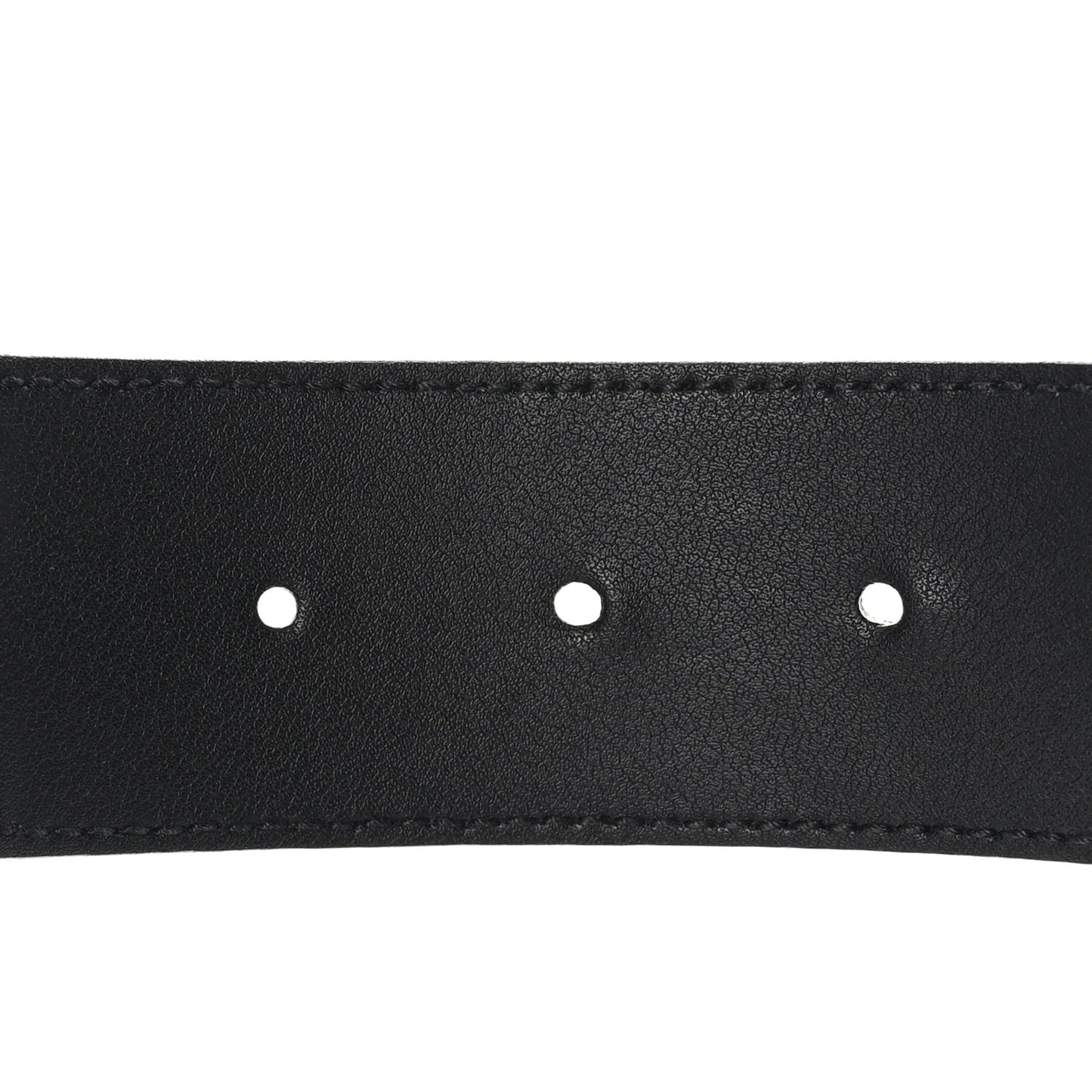 GG Supreme Monogram Matte Plutone Calfskin Double G 40mm Belt 115 46 Beige Ebony Black