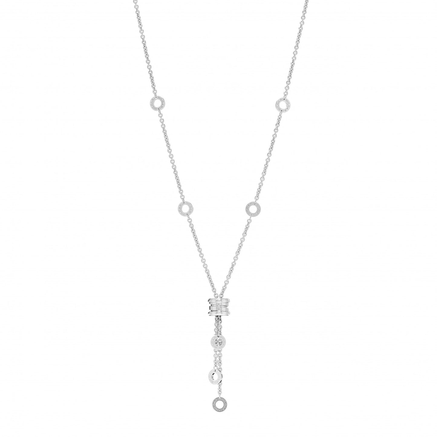 18K White Gold B.Zero1 Lavalier Necklace