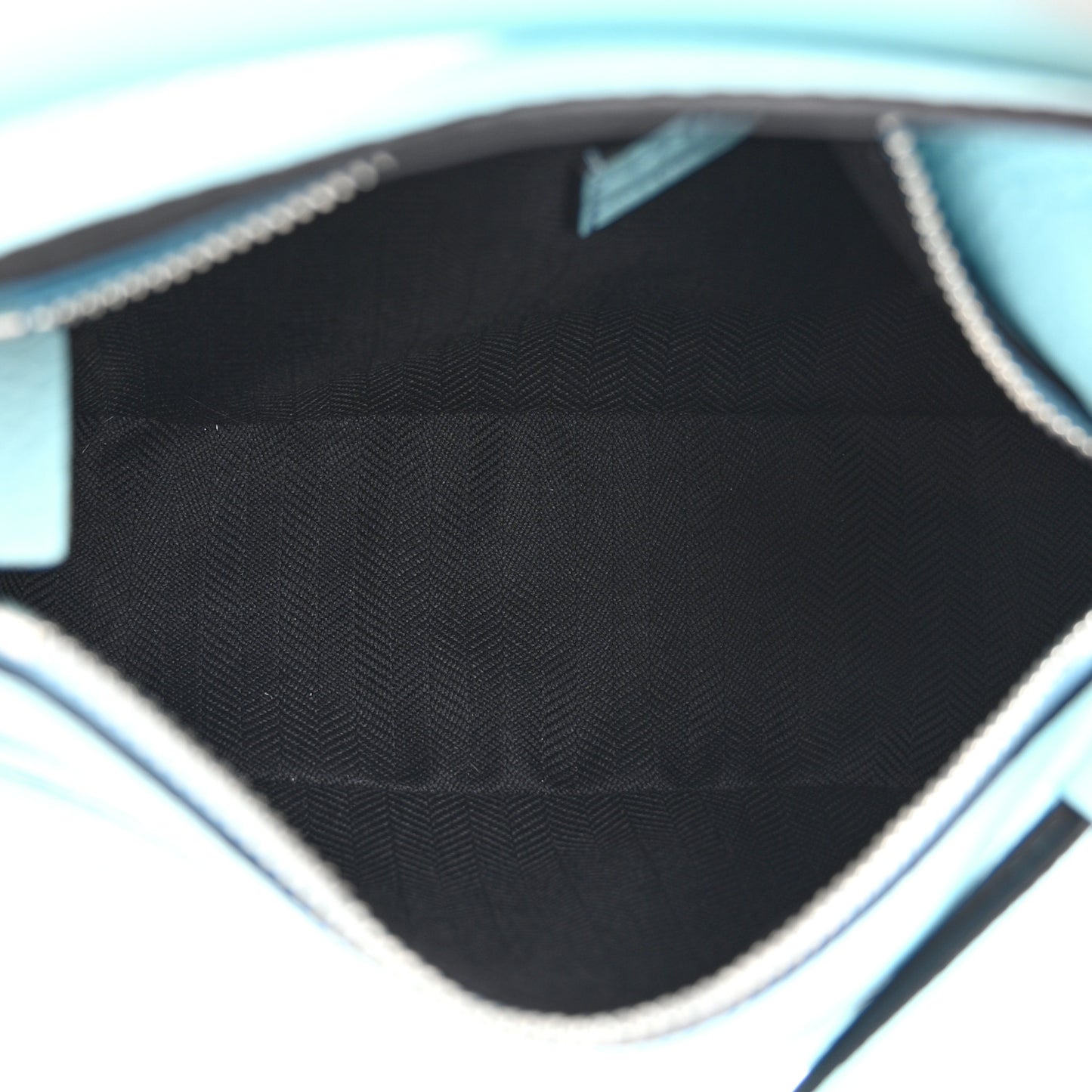 Calfskin Mini Puzzle Bag Light Blue