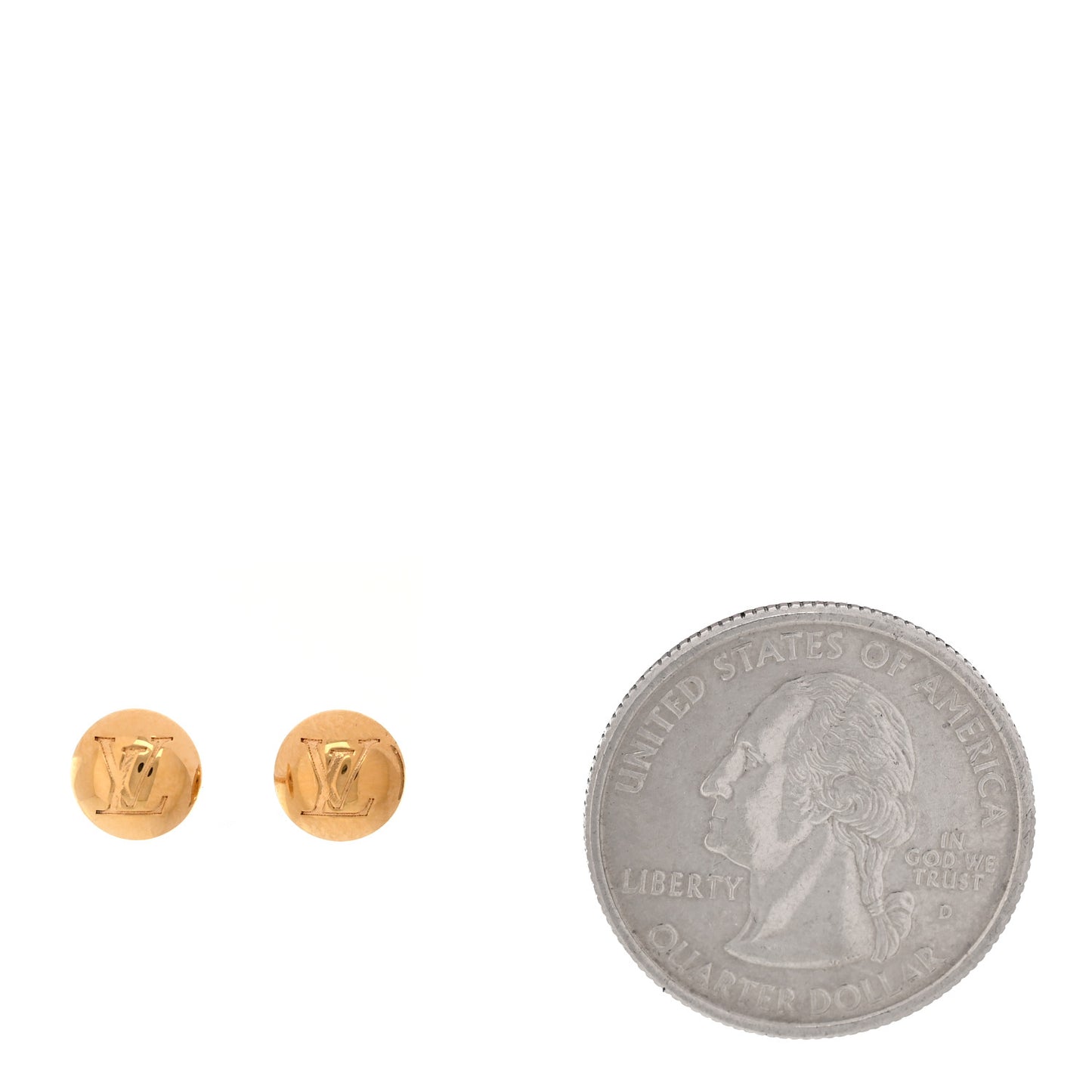 Monogram Bold Earrings Gold