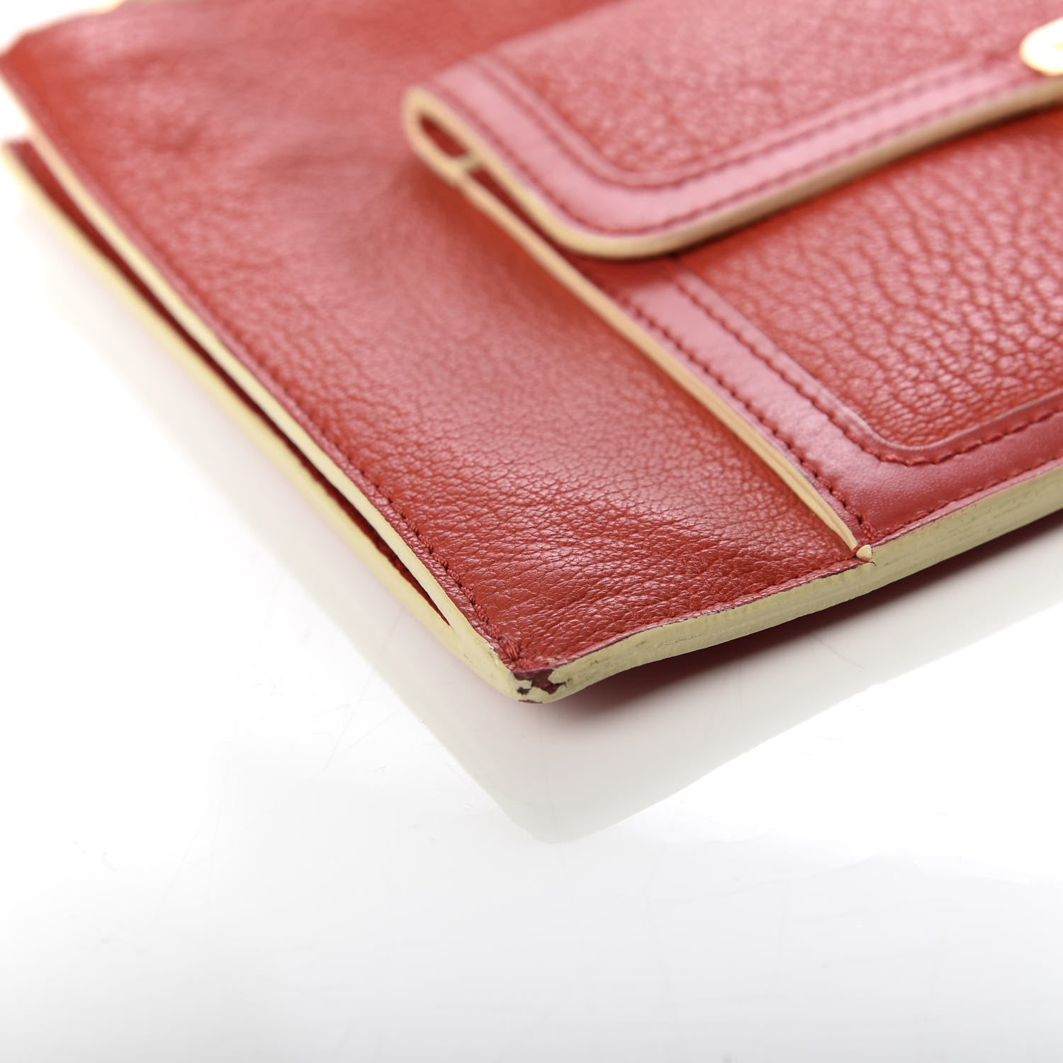Louis Vuitton Suhali Pochette Red 7 of 9