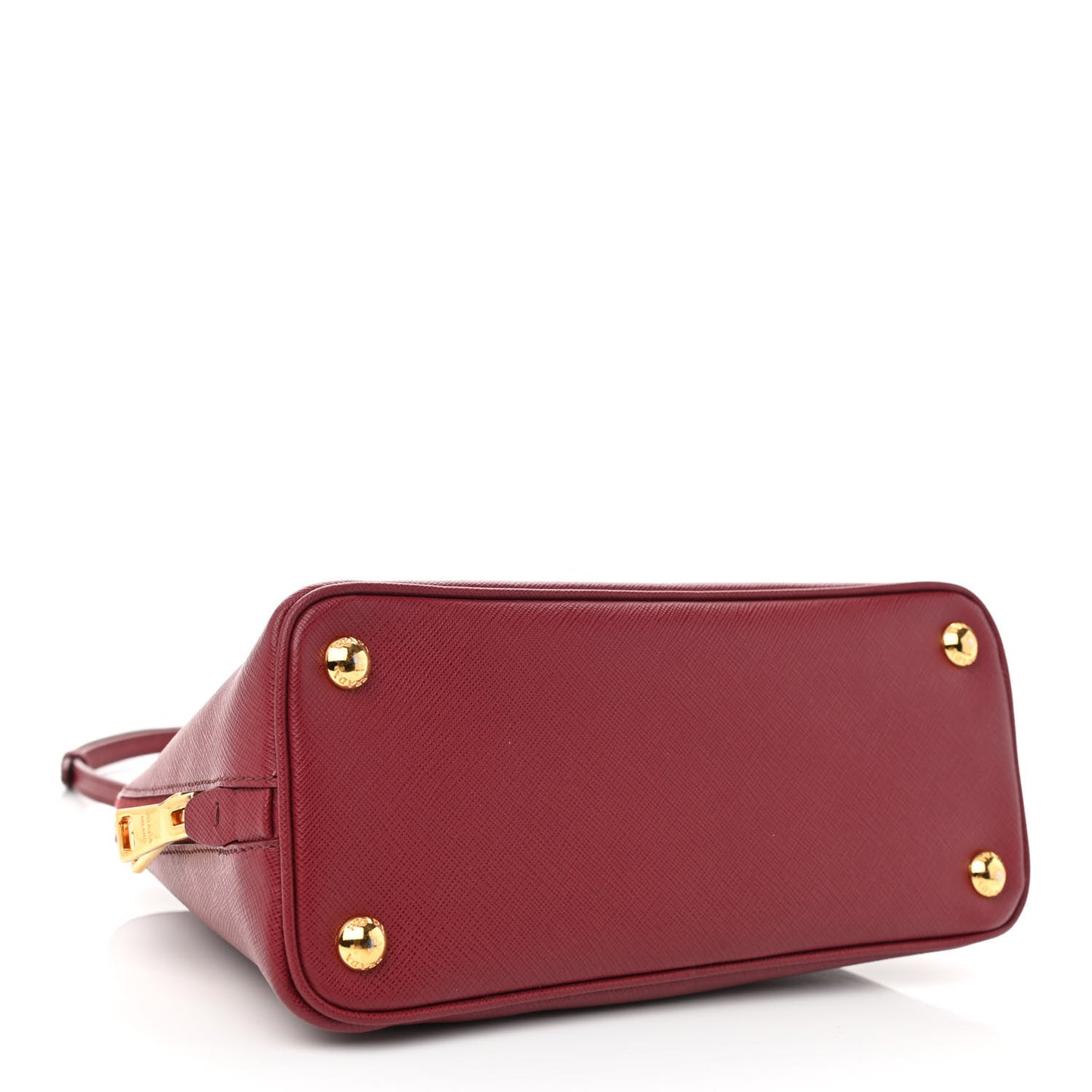 Saffiano Lux Small Promenade Tote Cerise