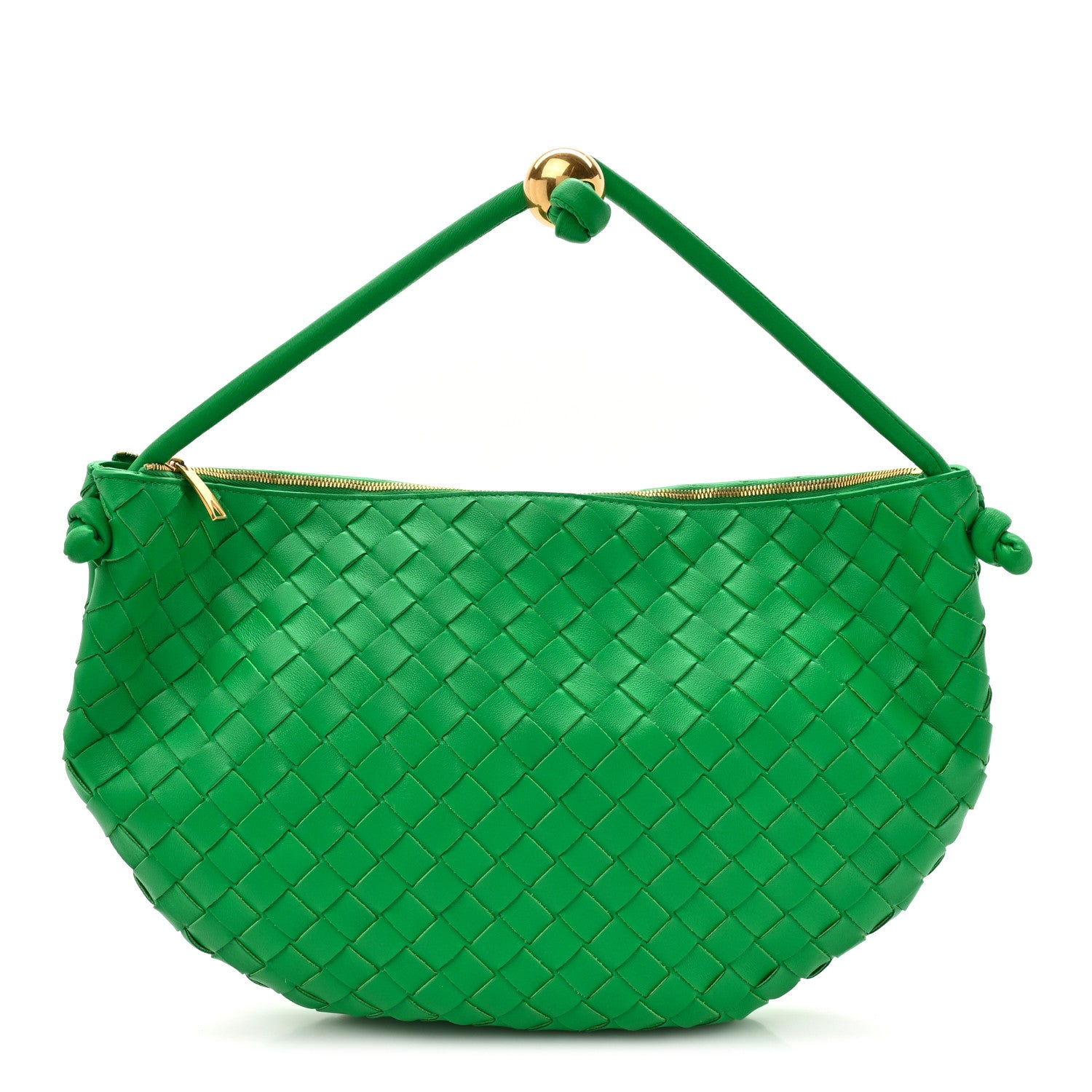 Bottega Veneta Nappa Intrecciato Medium Turn Pouch Parakeet